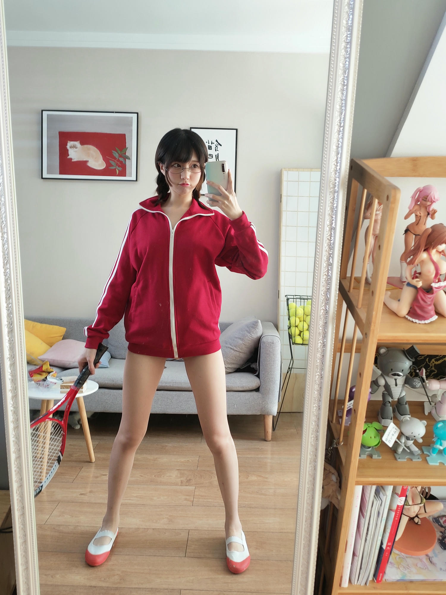 NAGESA魔物喵 NO.078 運動中……テニスの練習! ! [17P1V 100M]_第1集