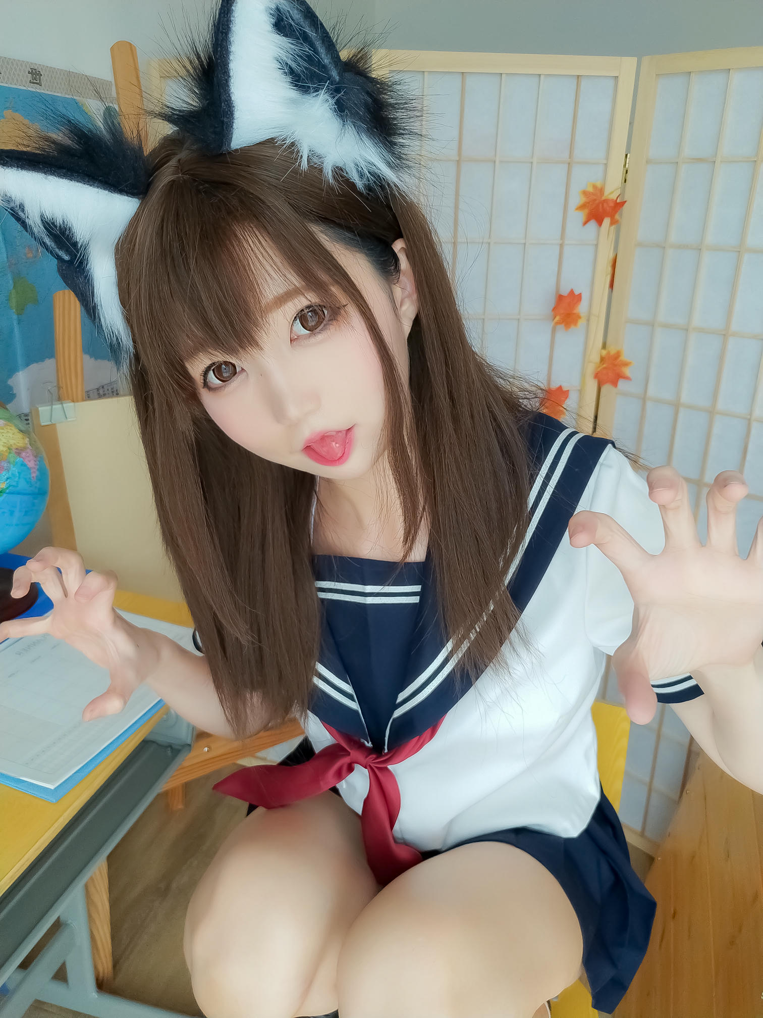 NAGESA魔物喵 NO.096 202107 fantia会员合集-0718 転校生ーネコさん_第1集