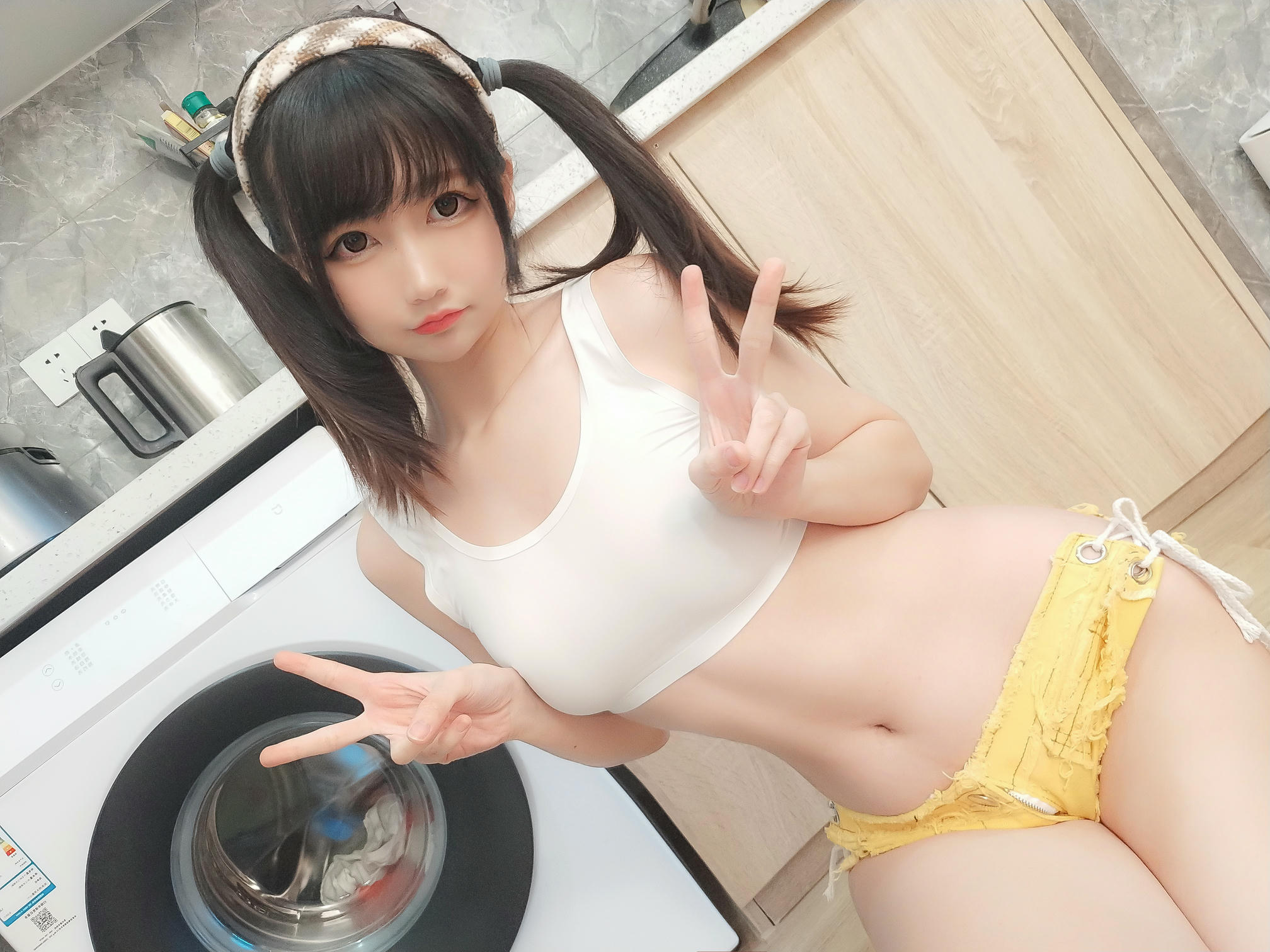 NAGESA魔物喵 NO.040 202102 fantia会员合集-20210224 彼女が家にいるとき_第1集