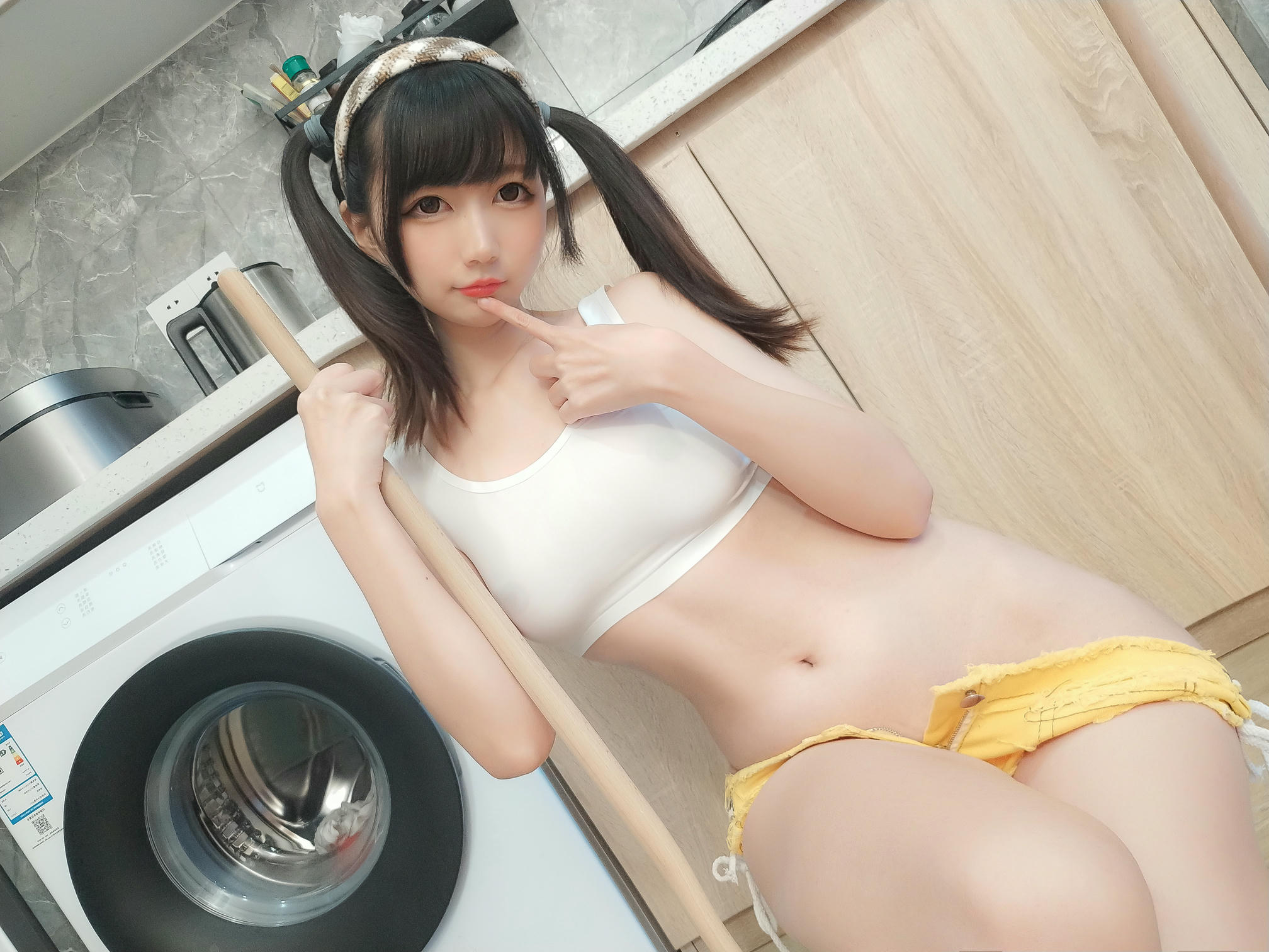 NAGESA魔物喵 NO.040 202102 fantia会员合集-20210224 彼女が家にいるとき_第1集