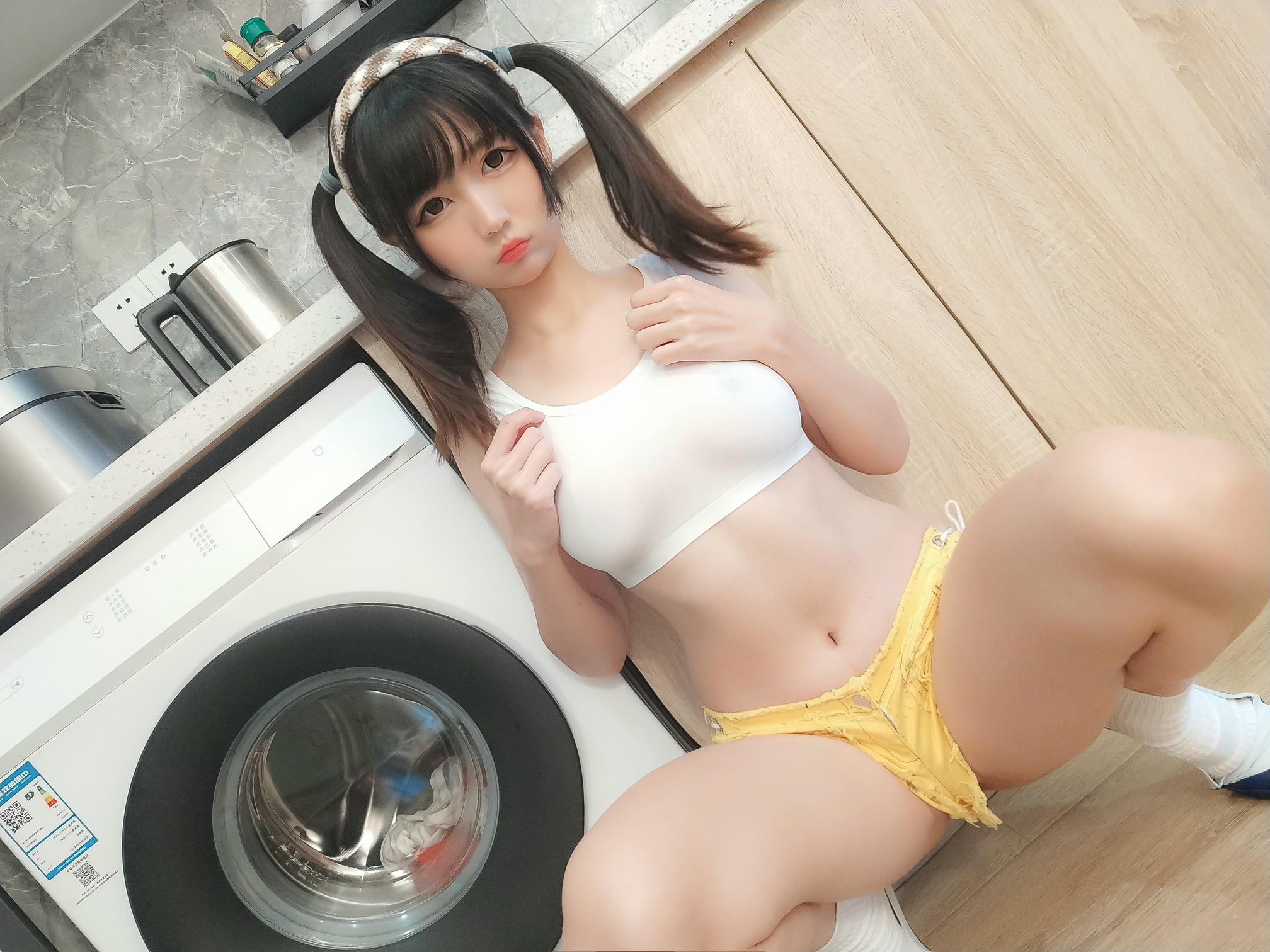 NAGESA魔物喵 NO.040 202102 fantia会员合集-20210224 彼女が家にいるとき_第1集