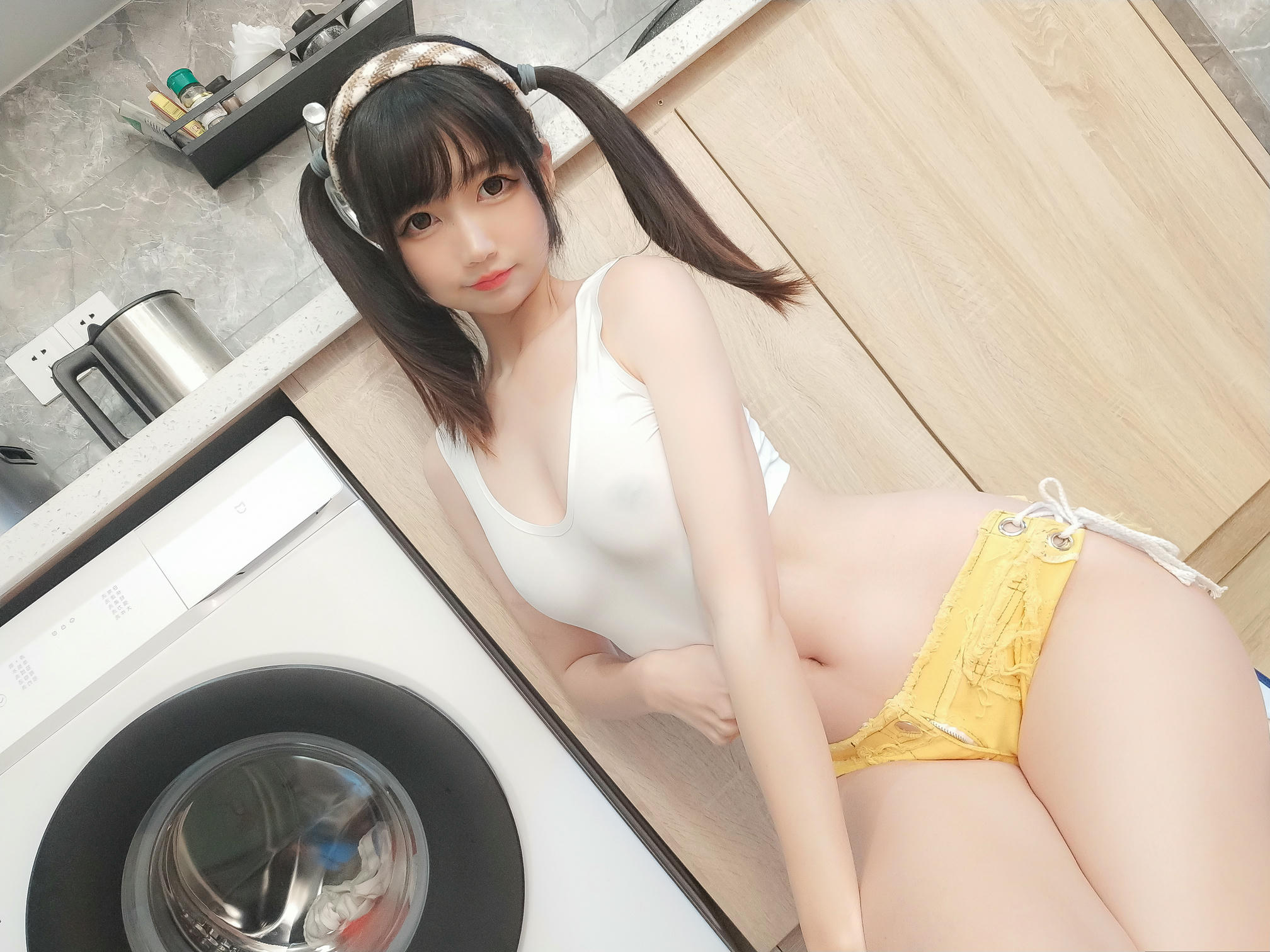 NAGESA魔物喵 NO.040 202102 fantia会员合集-20210224 彼女が家にいるとき_第1集