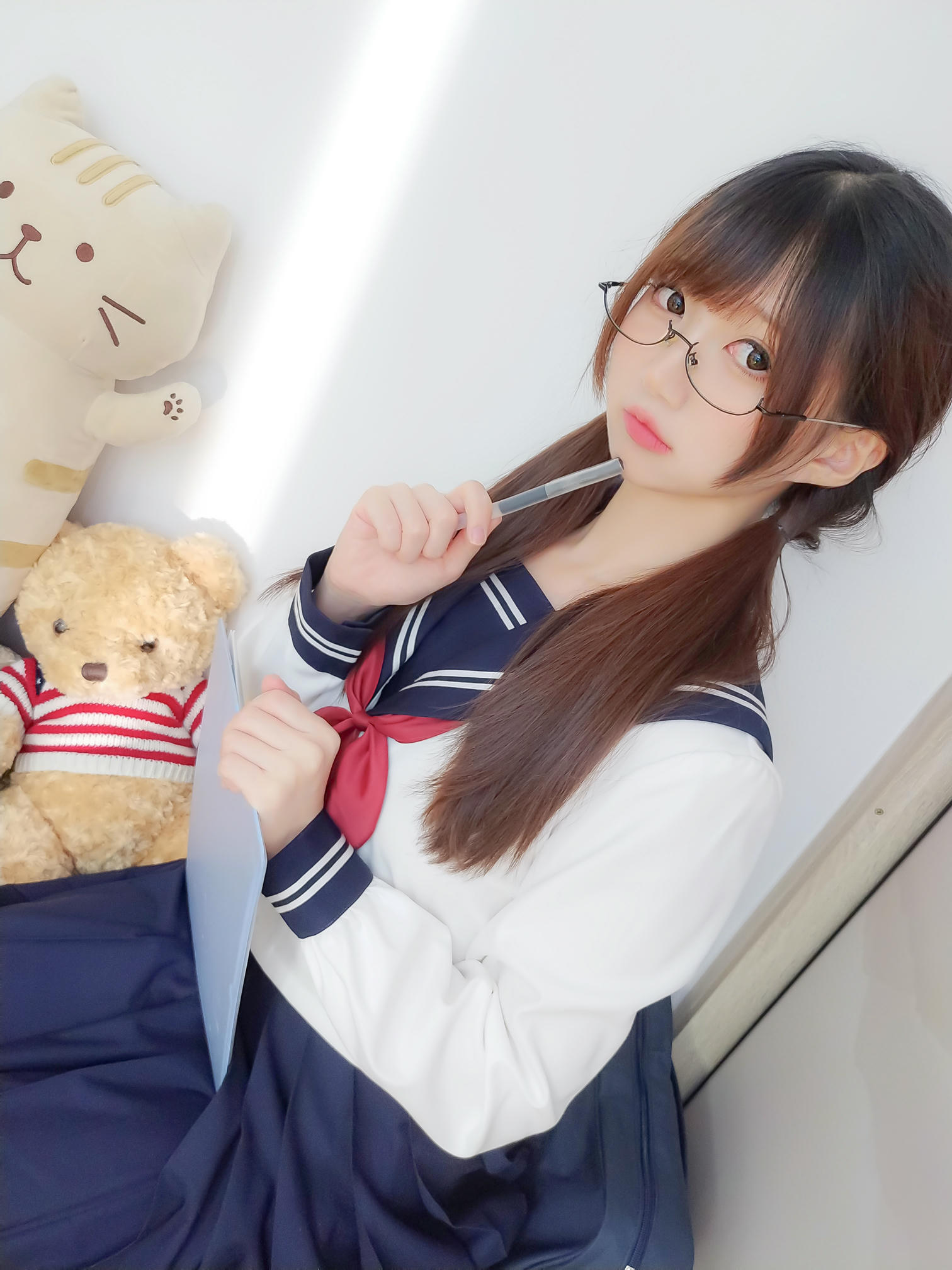 NAGESA魔物喵 NO.115 2022年12月 [165P3G7V-1.39GB]-2022-12-07 図書委員ちゃん [24P-115.19MB]_第1集