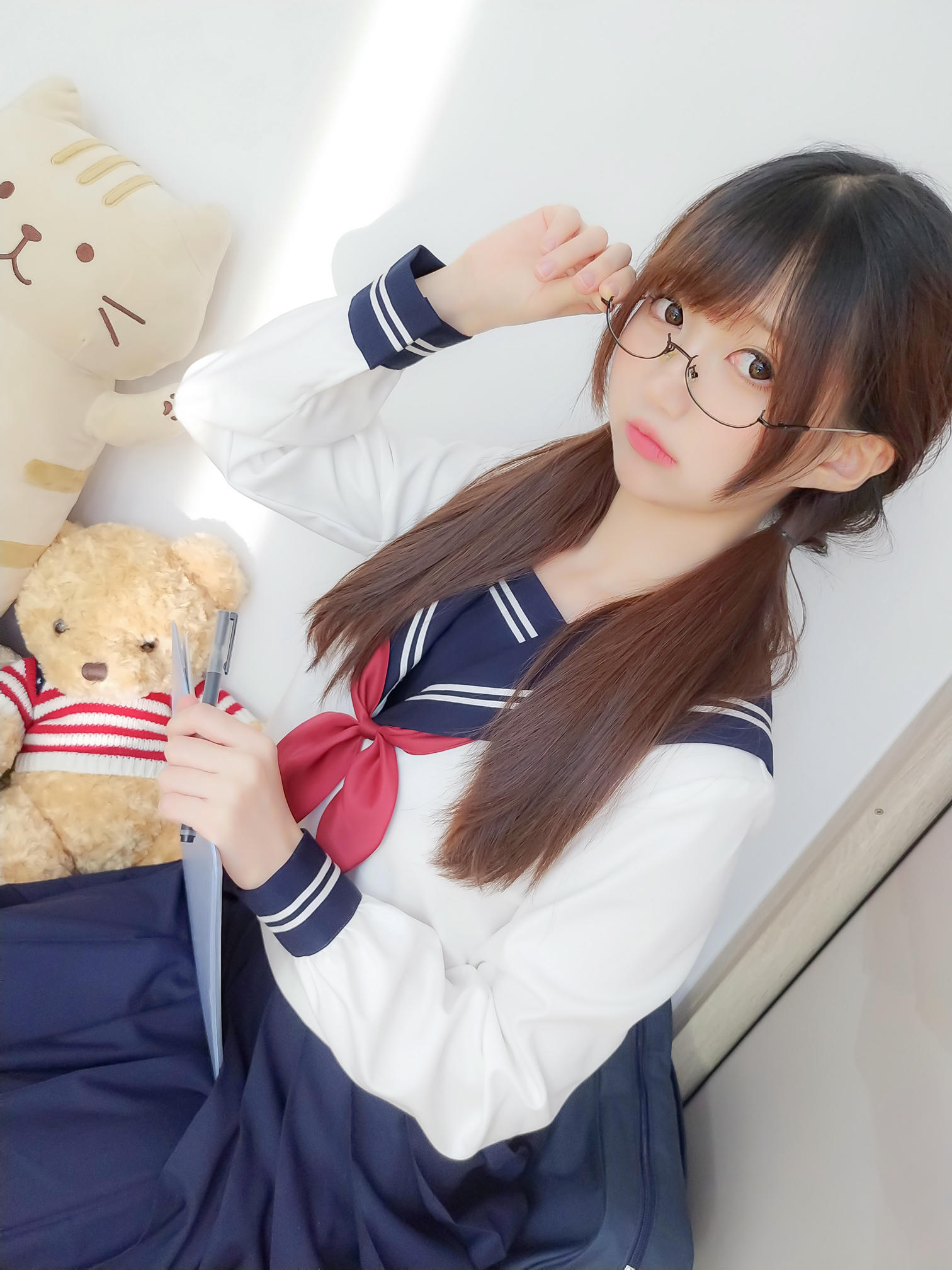 NAGESA魔物喵 NO.115 2022年12月 [165P3G7V-1.39GB]-2022-12-07 図書委員ちゃん [24P-115.19MB]_第1集