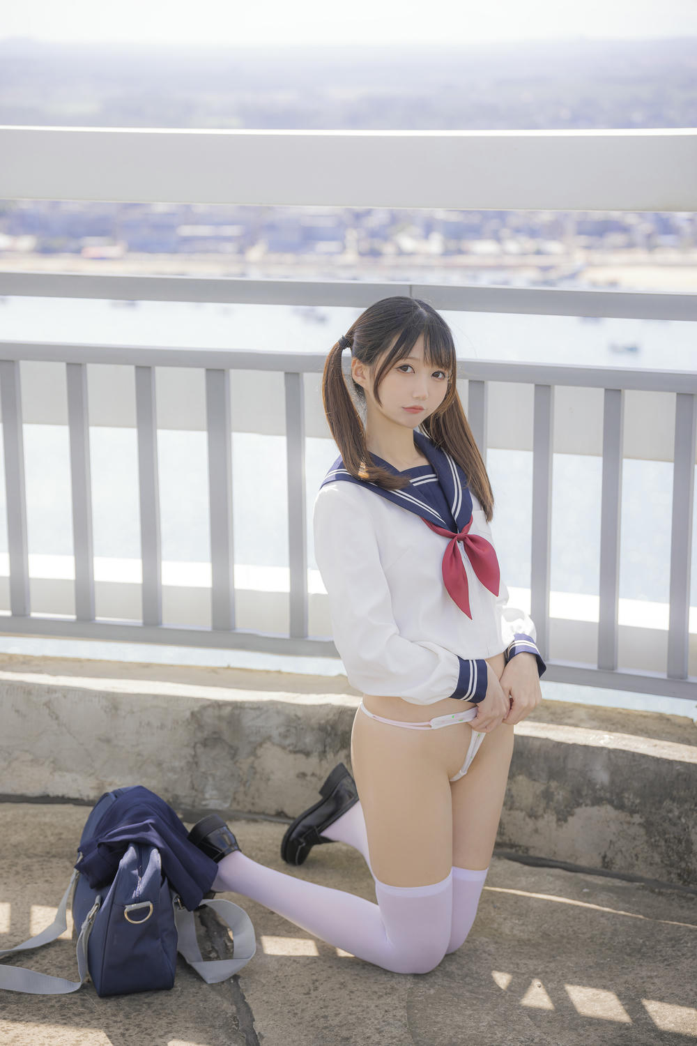 NAGESA魔物喵 NO.119 2023年01月 [137P11G29V-1.13GB]-2023-01-08 ☘️jkちゃんの屋上露出２ [12P-30.43MB]_第1集