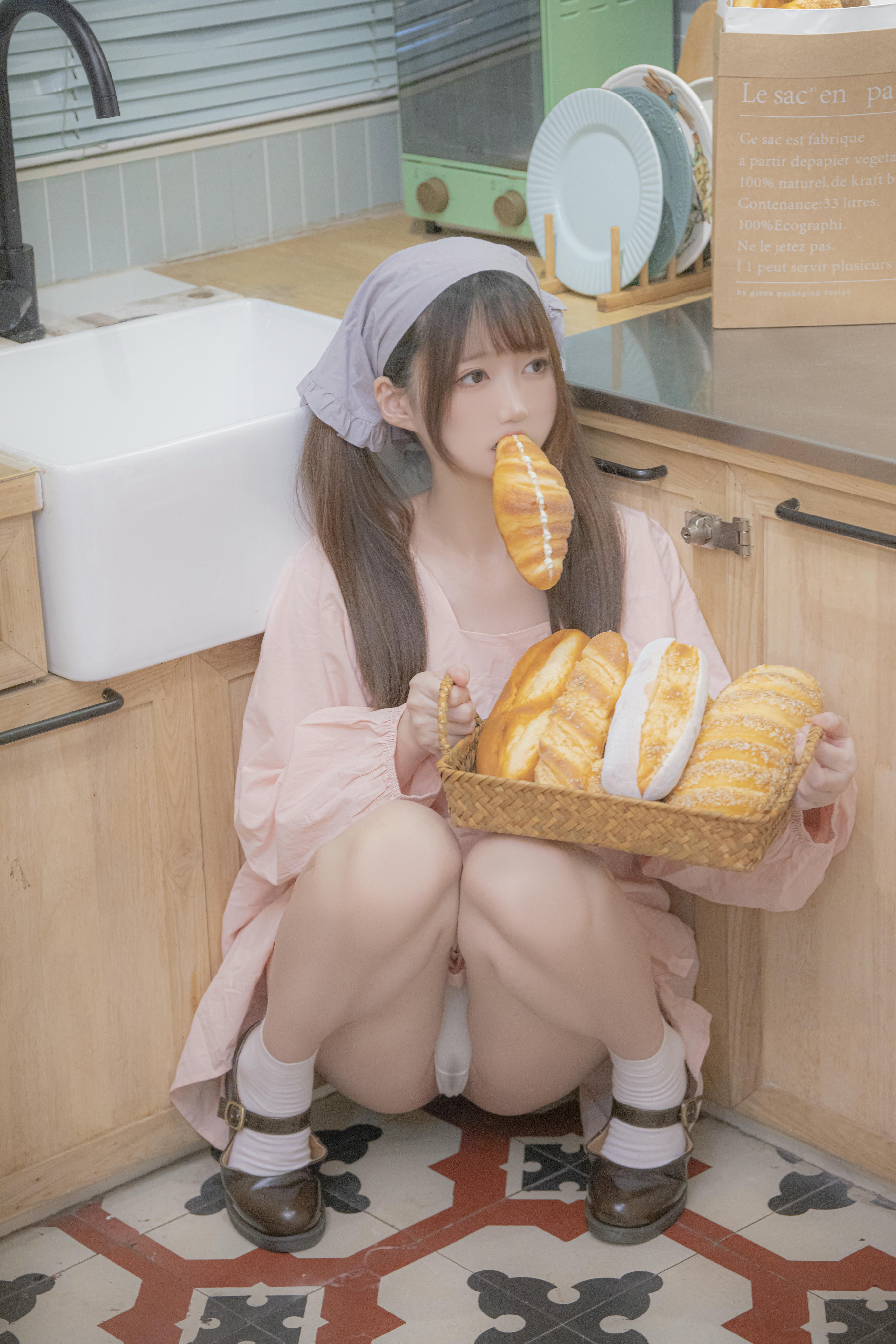 NAGESA魔物喵 NO.122 2023年02月 [197P+3gif+9V-4.32G]-2023-02-15 パン屋の店員さん🍰 [23P-801.23MB]_第1集