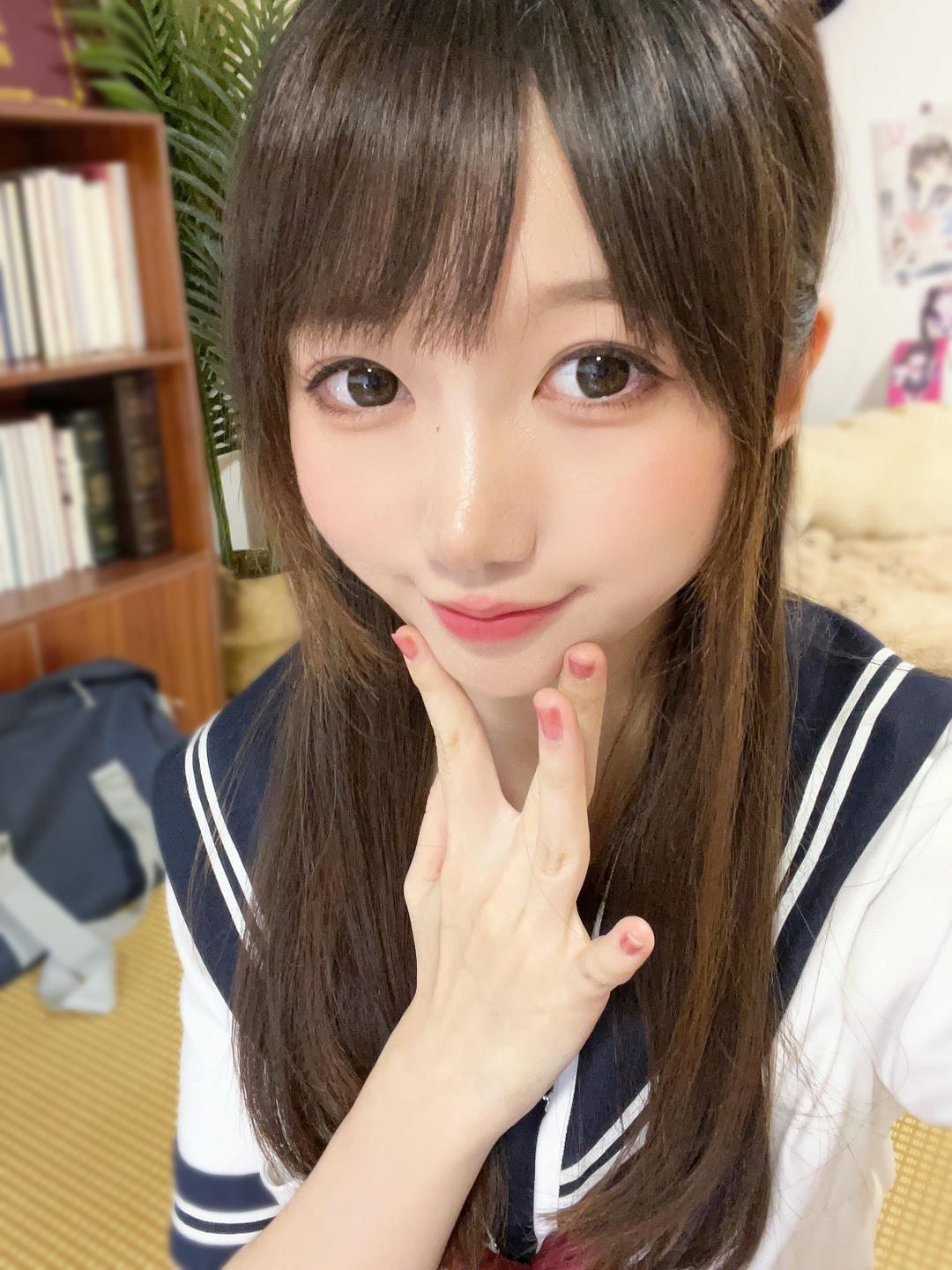 NAGESA魔物喵 NO.128 23年05月 fantia会员合集[279P-9V-753.4M]-2023-05-03 セーラー服xお尻 12P_第1集