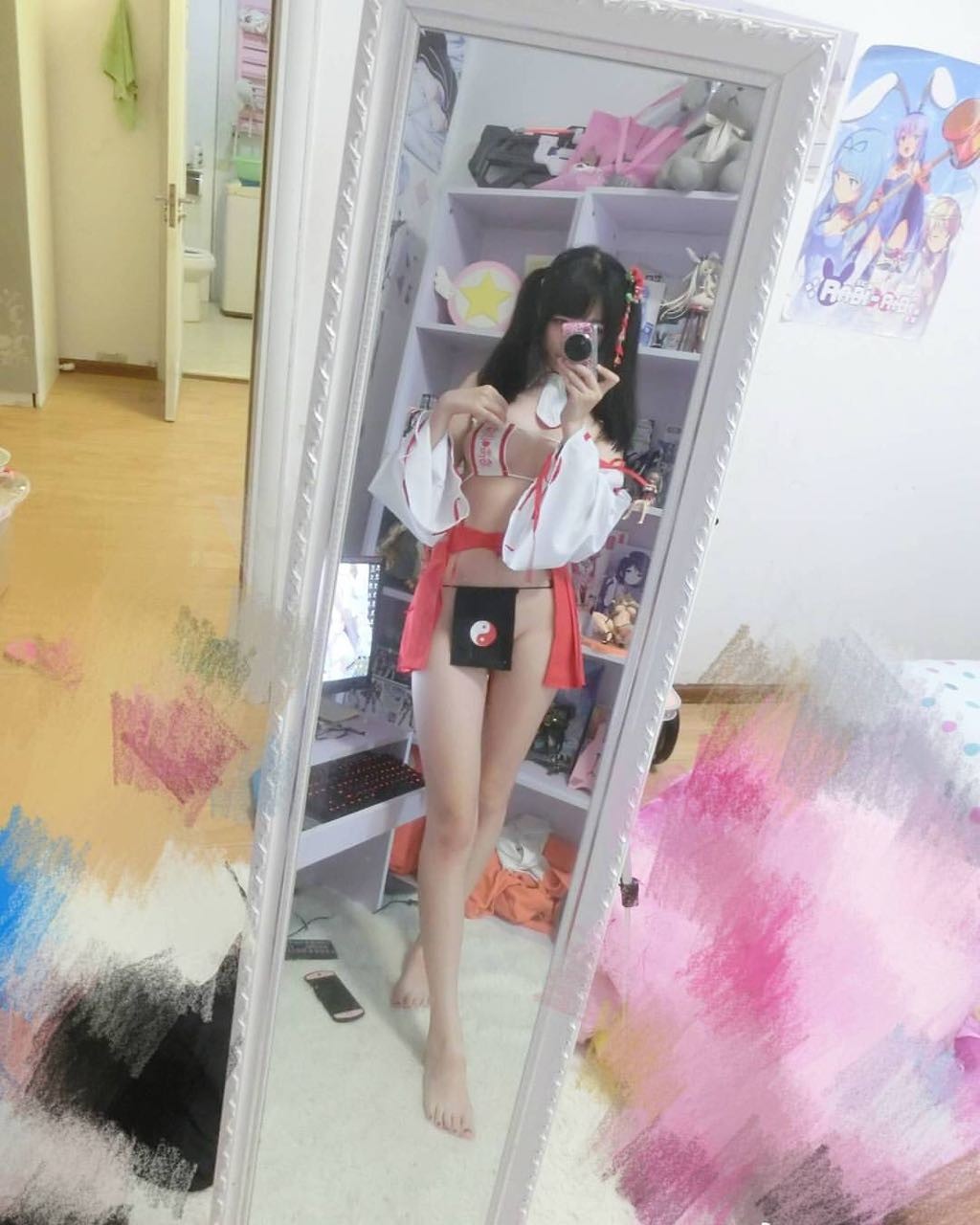 Nagesa魔物喵 巫女本子 博丽灵梦cosplay宅男福利_第1集