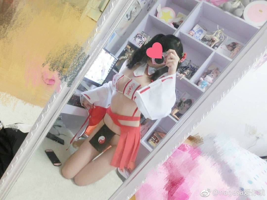 Nagesa魔物喵 巫女本子 博丽灵梦cosplay宅男福利_第1集