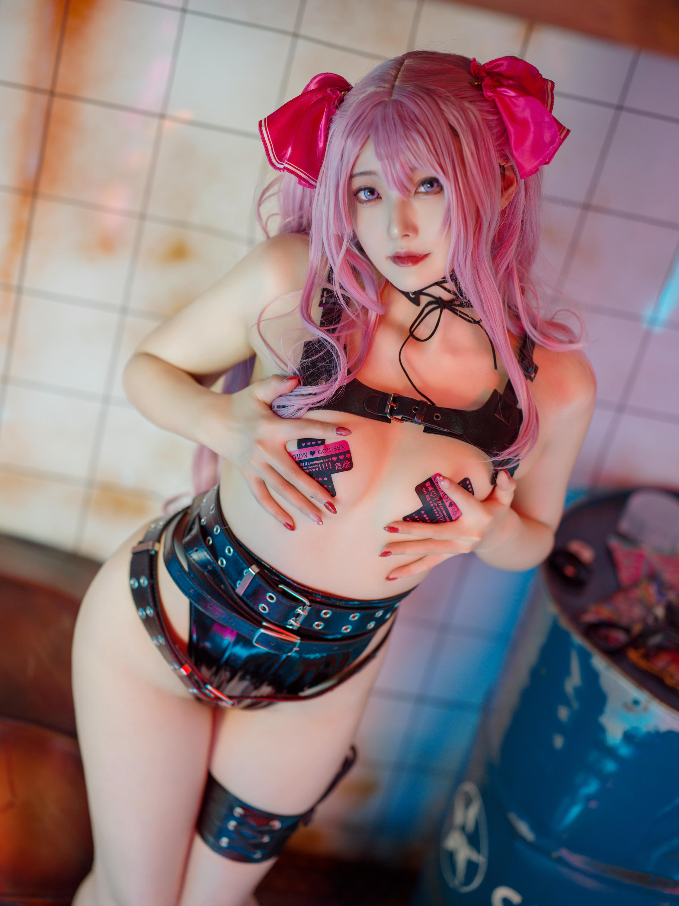 Natsuko夏夏子 NO.018 &秋和柯基 米哈拉&尤妮 [74P1V 2.62GB]_第4集