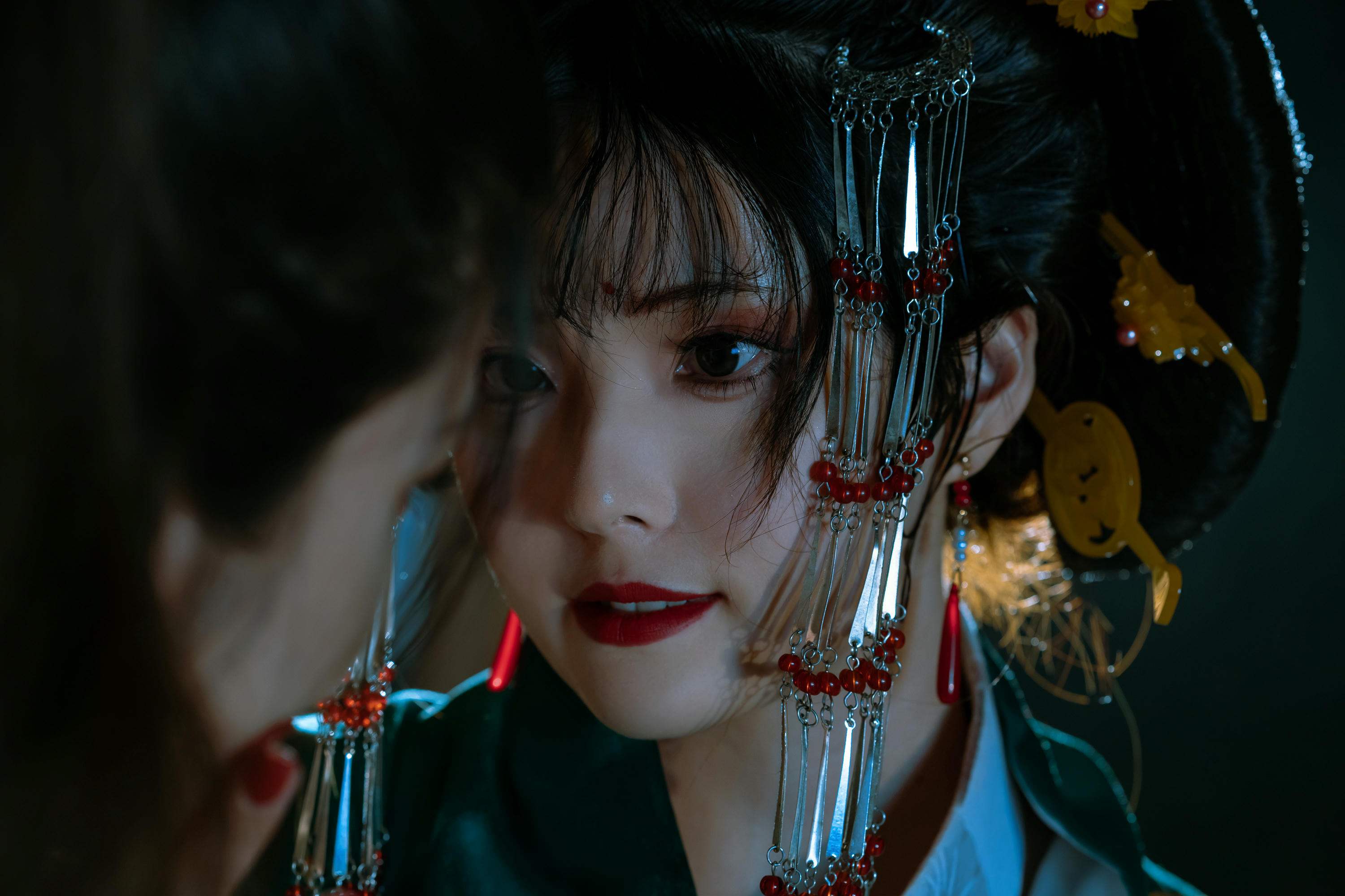 Natsuko夏夏子 NO.023 云溪溪×星澜×夏夏子 花魁X忍者 [59P+1V／1.38GB]_第1集