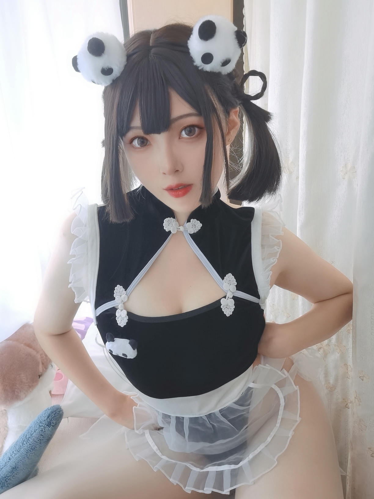 Natsuko夏夏子 NO.034 熊猫女仆64P1V [48P-1V 372.06 MB]-自摄_第1集