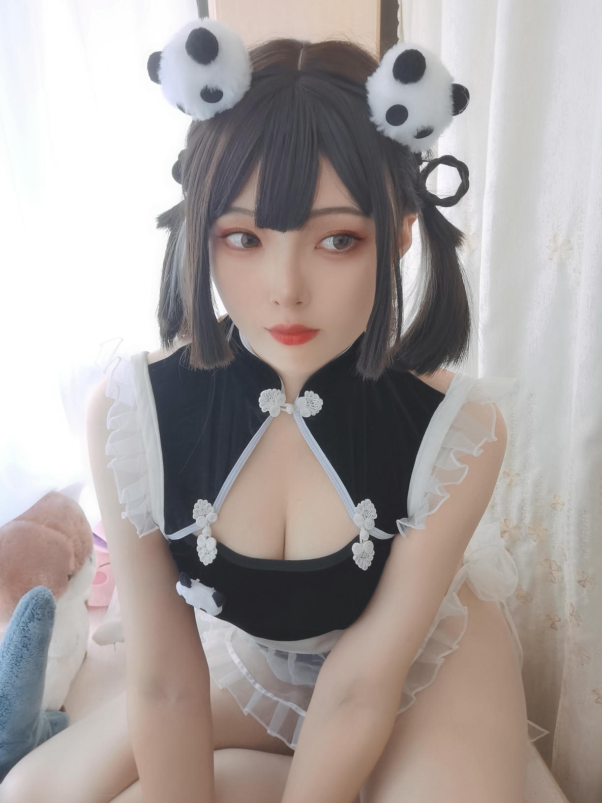 Natsuko夏夏子 NO.034 熊猫女仆64P1V [48P-1V 372.06 MB]-自摄_第1集