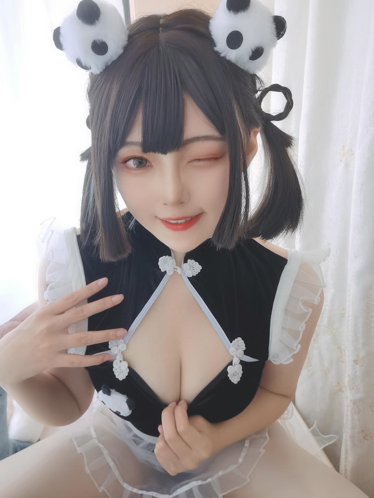 Natsuko夏夏子 NO.034 熊猫女仆64P1V [48P-1V 372.06 MB]-自摄_第1集