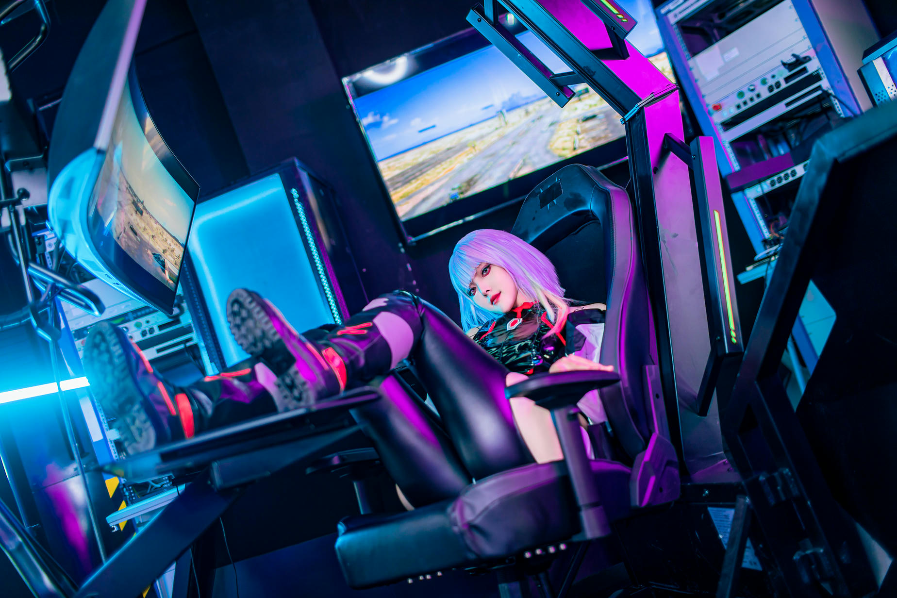 Natsuko夏夏子 NO.036 赛博朋克边缘行者Lucy[61P-451MB]_第1集