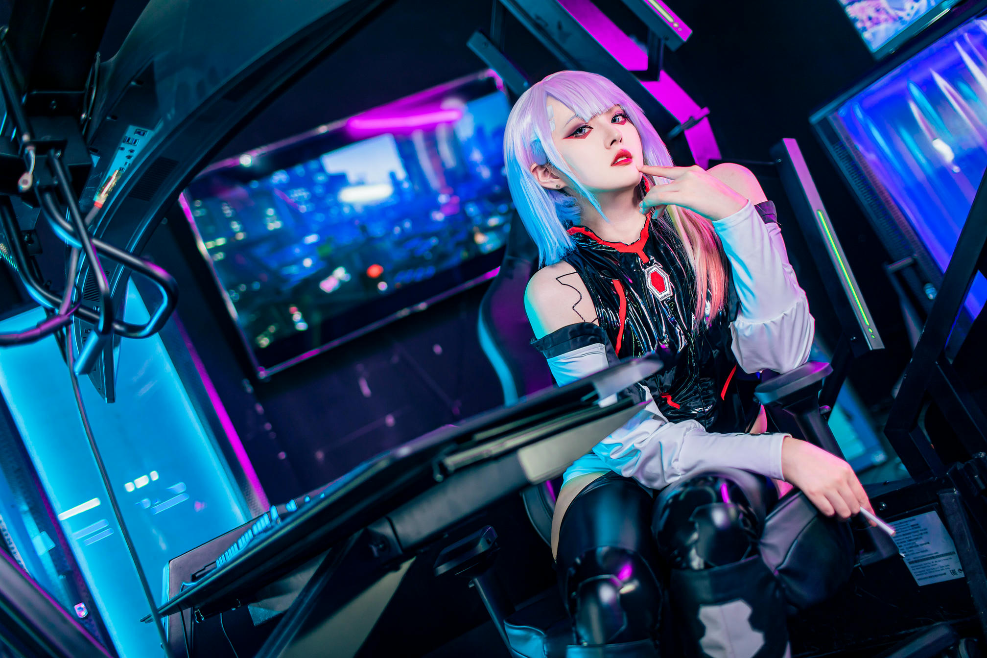 Natsuko夏夏子 NO.036 赛博朋克边缘行者Lucy[61P-451MB]_第1集