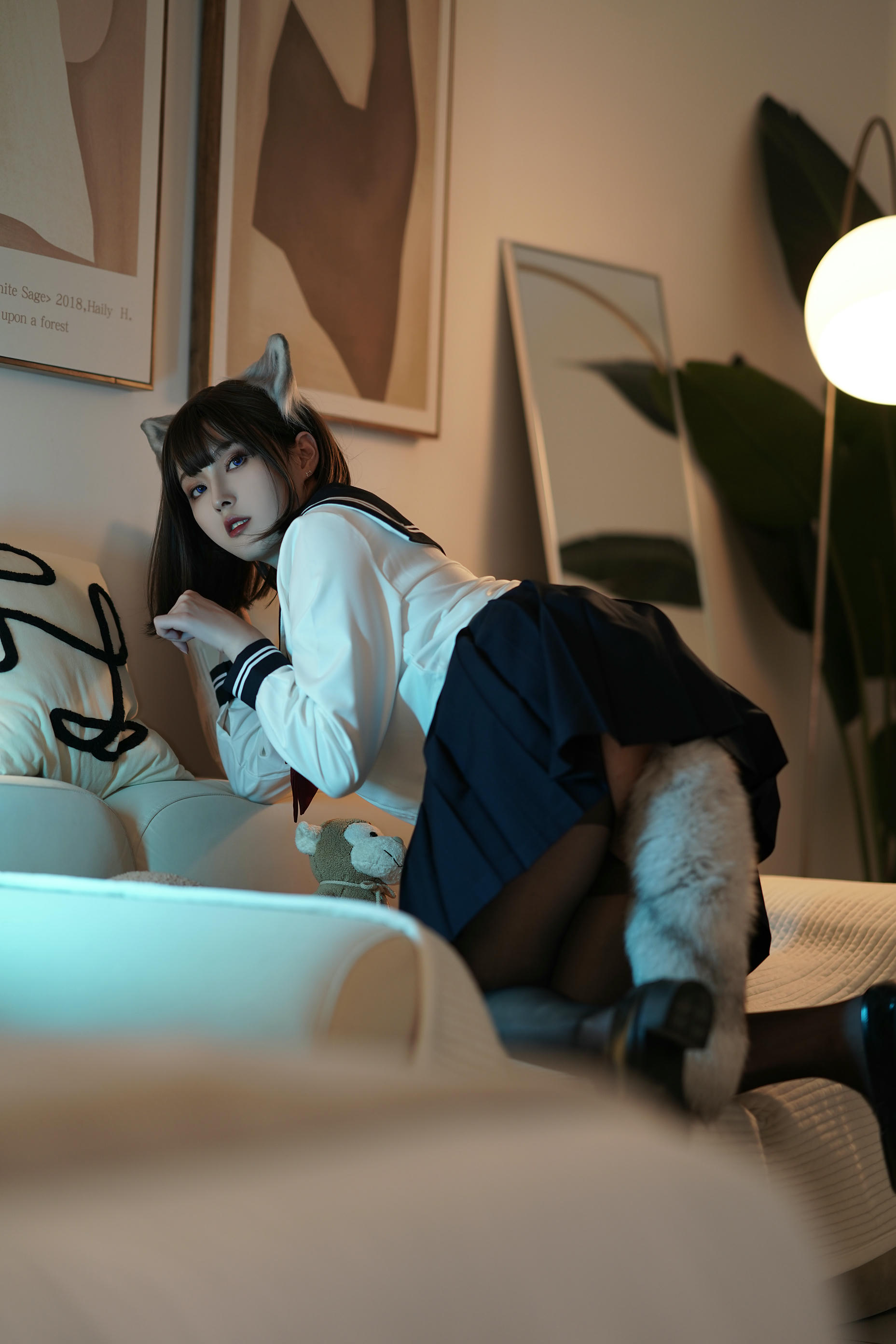 Natsuko夏夏子 NO.004 大尾巴猫 [50P 391MB]_第1集