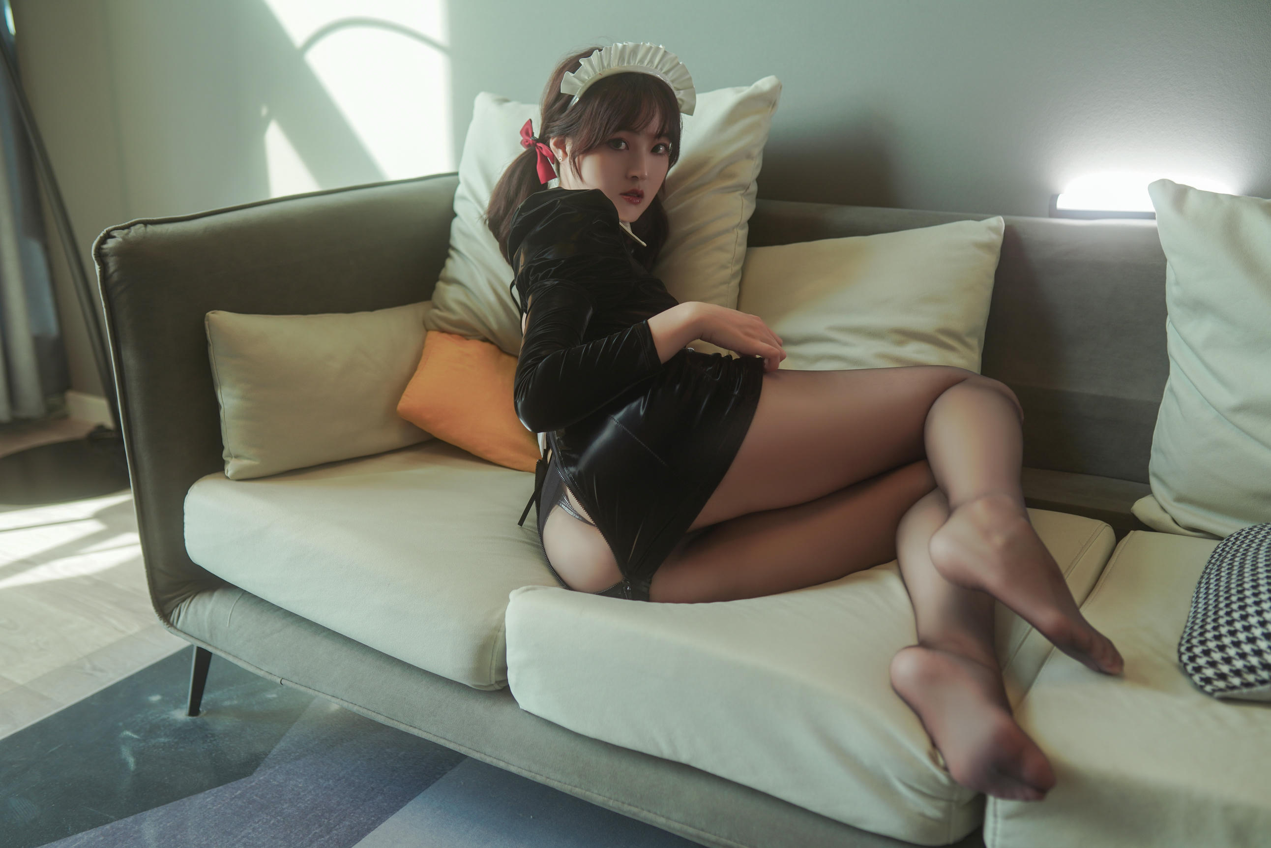 Natsuko夏夏子 NO.040 漆黑女仆 [50P-439MB]_第2集