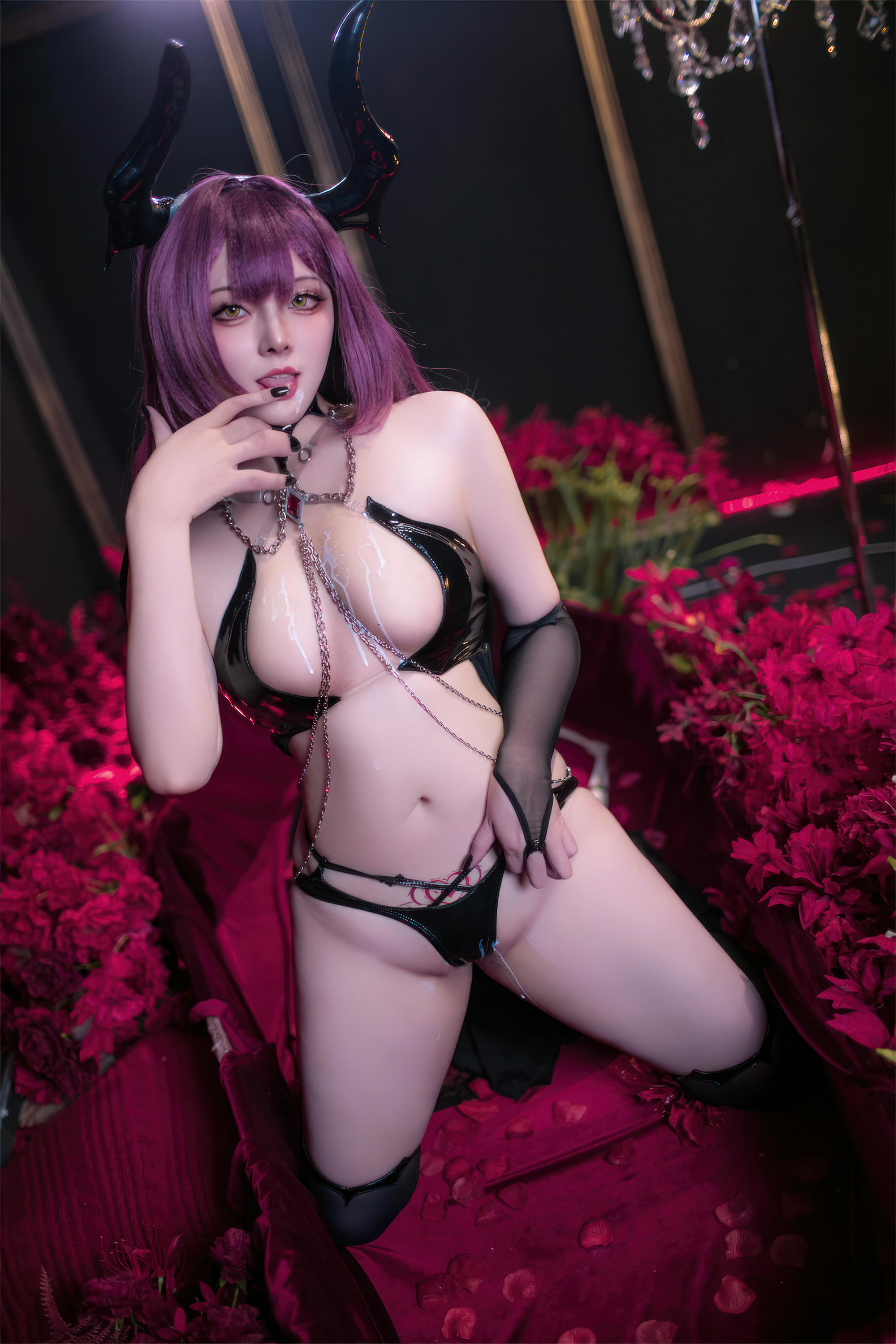 Natsuko夏夏子 NO.045 碧蓝航线 德文郡魅魔 [90P+6V／1.05GB]_第4集