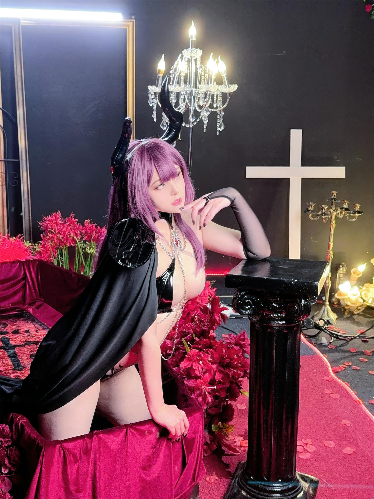 Natsuko夏夏子 NO.045 碧蓝航线 德文郡魅魔 [90P+6V／1.05GB]_第4集