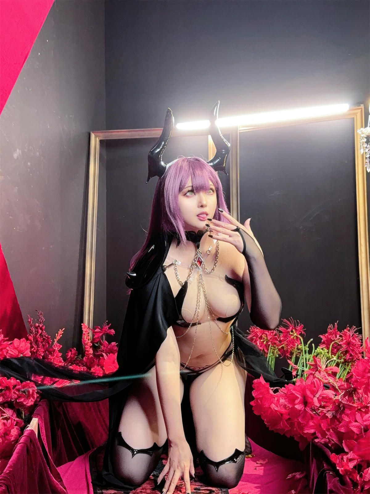 Natsuko夏夏子 NO.045 碧蓝航线 德文郡魅魔 [90P+6V／1.05GB]_第4集