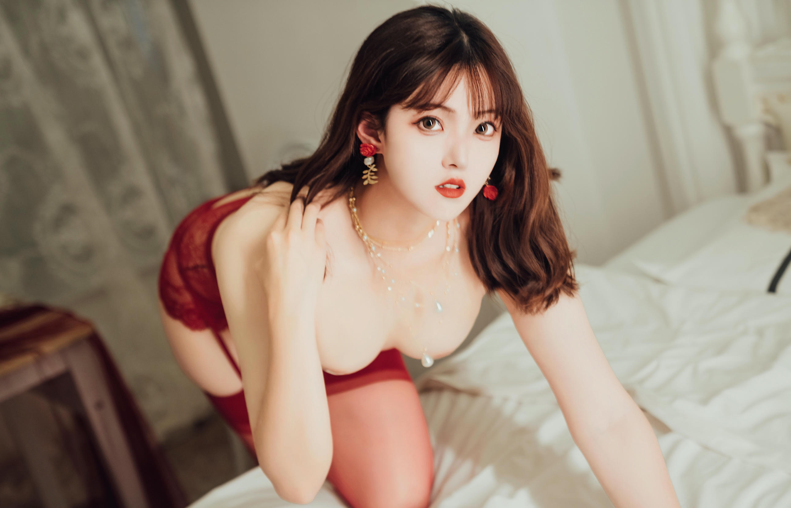 Natsuko夏夏子 NO.046 秘密恋人 [27P1V 481MB]_第1集