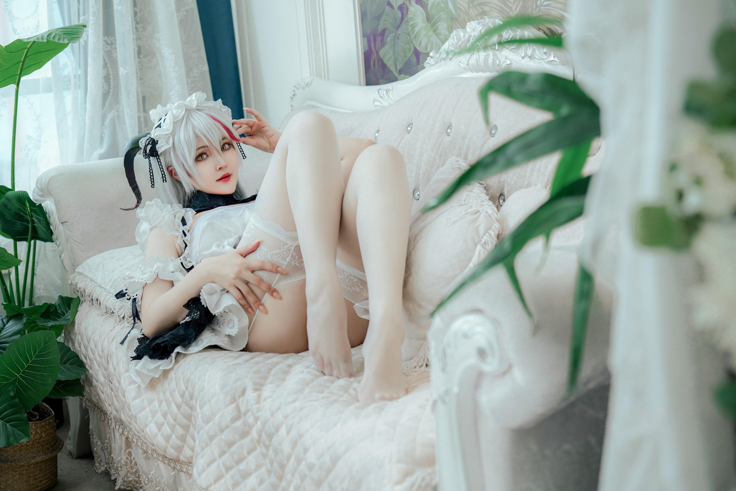 Natsuko夏夏子 NO.047 碧蓝航线 埃吉尔 龙女仆[17P 97.8M]_第1集