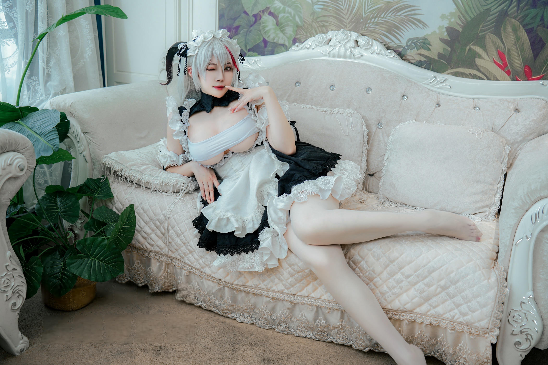 Natsuko夏夏子 NO.047 碧蓝航线 埃吉尔 龙女仆[17P 97.8M]_第1集