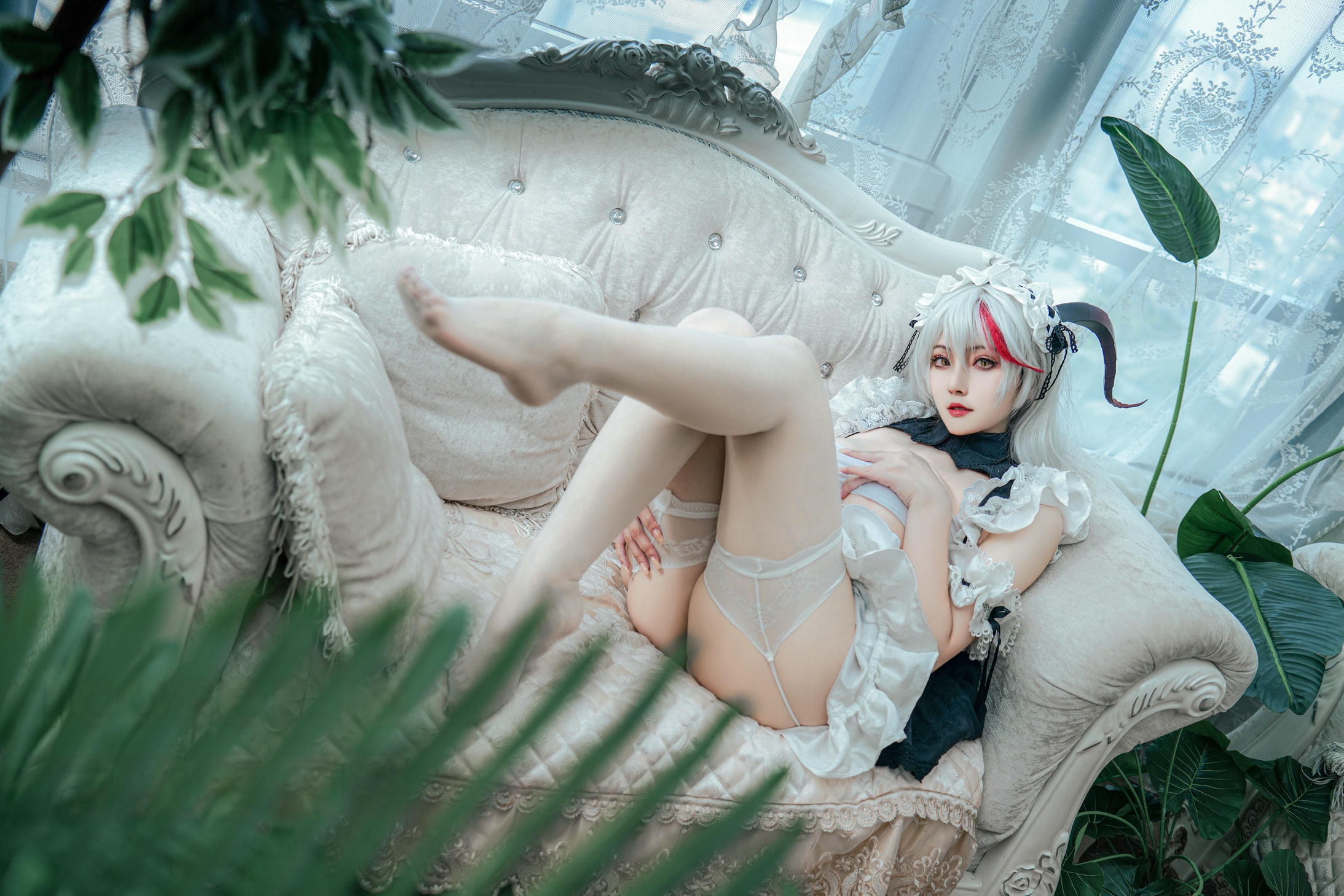 Natsuko夏夏子 NO.047 碧蓝航线 埃吉尔 龙女仆[17P 97.8M]_第1集