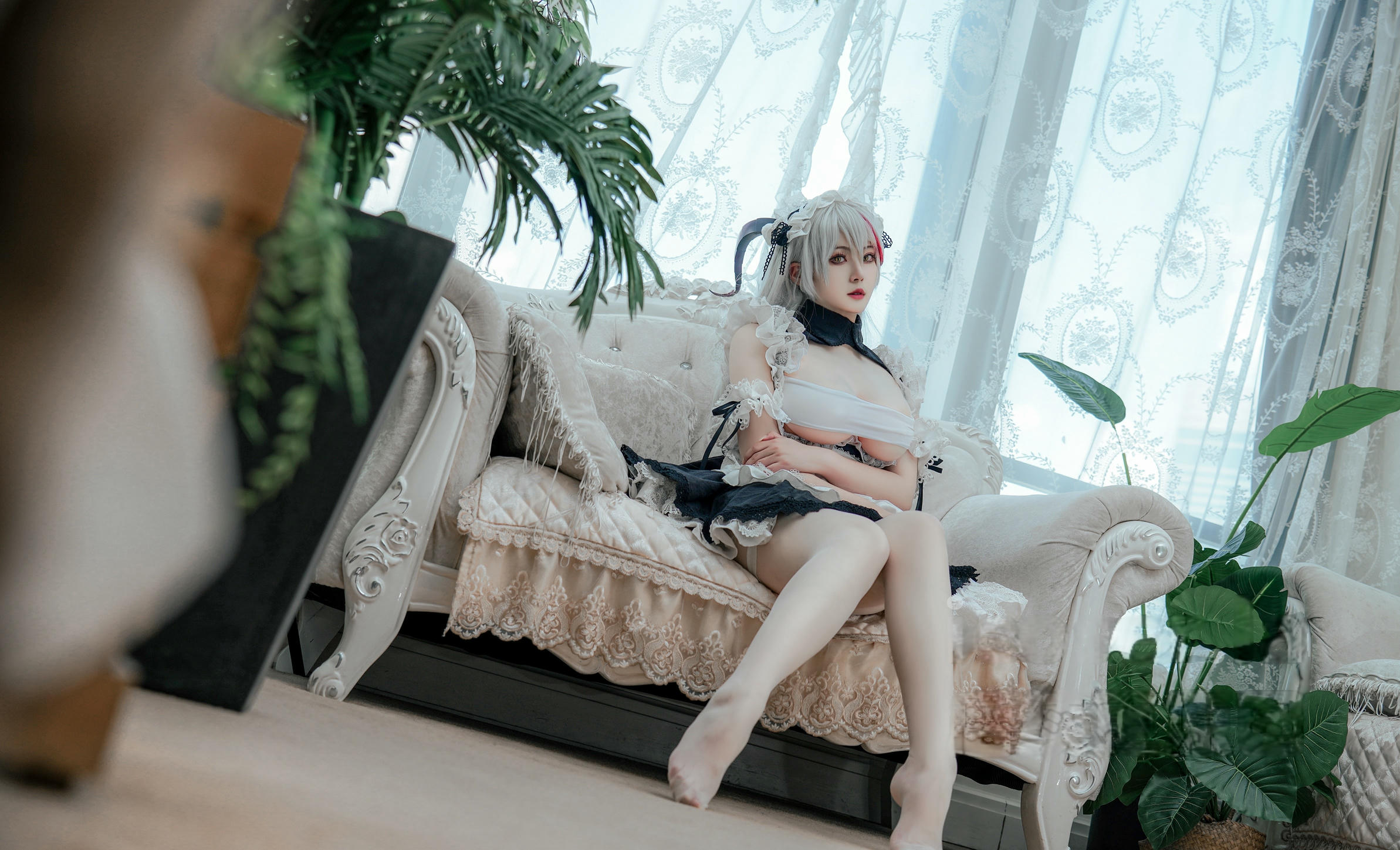 Natsuko夏夏子 NO.047 碧蓝航线 埃吉尔 龙女仆[17P 97.8M]_第1集