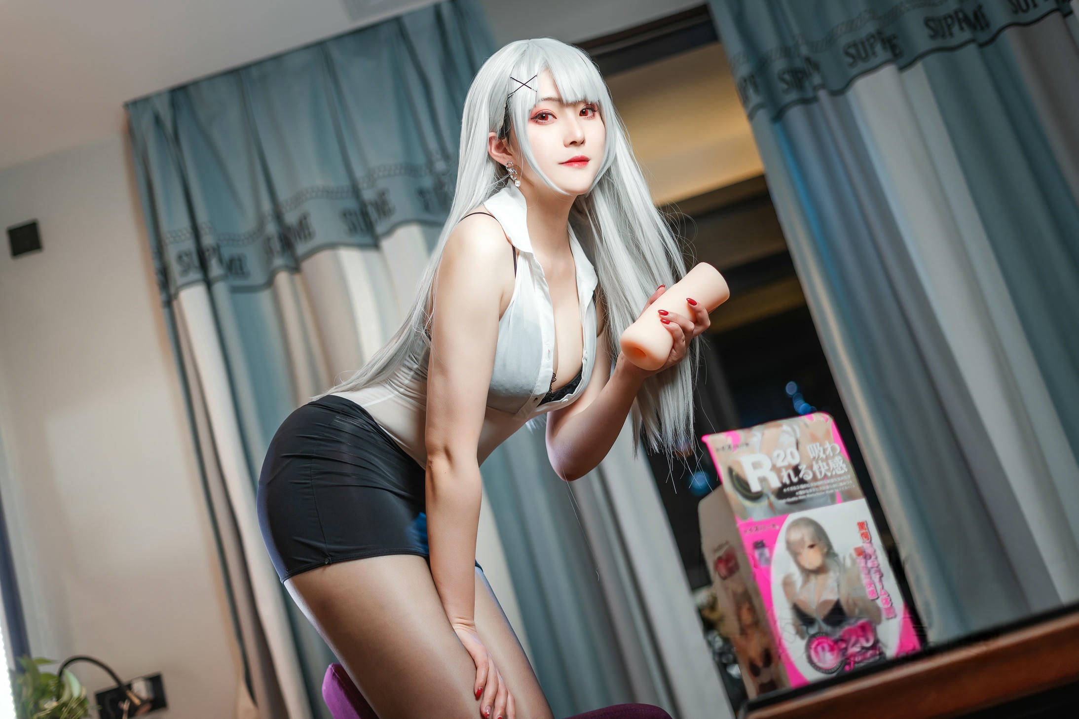 Natsuko夏夏子 NO.049 OL灰机杯[50P-1V-279.7M]_第1集