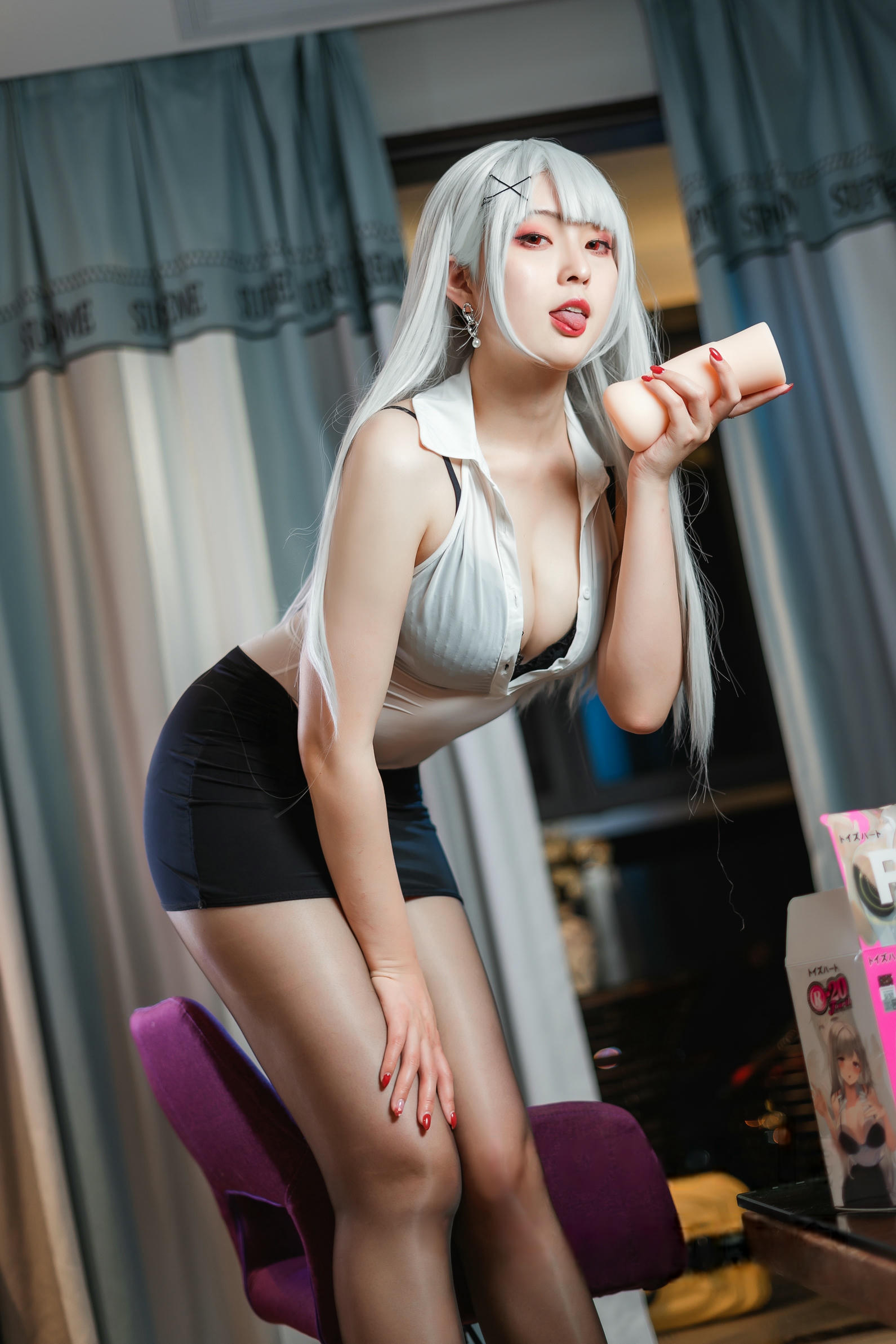 Natsuko夏夏子 NO.049 OL灰机杯[50P-1V-279.7M]_第1集