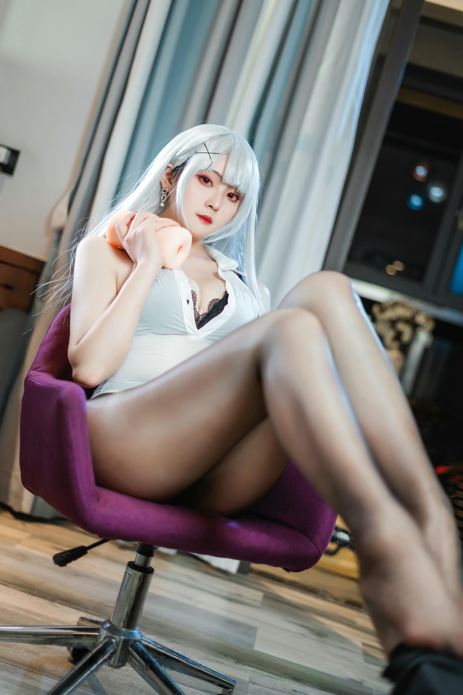 Natsuko夏夏子 NO.049 OL灰机杯[50P-1V-279.7M]_第2集