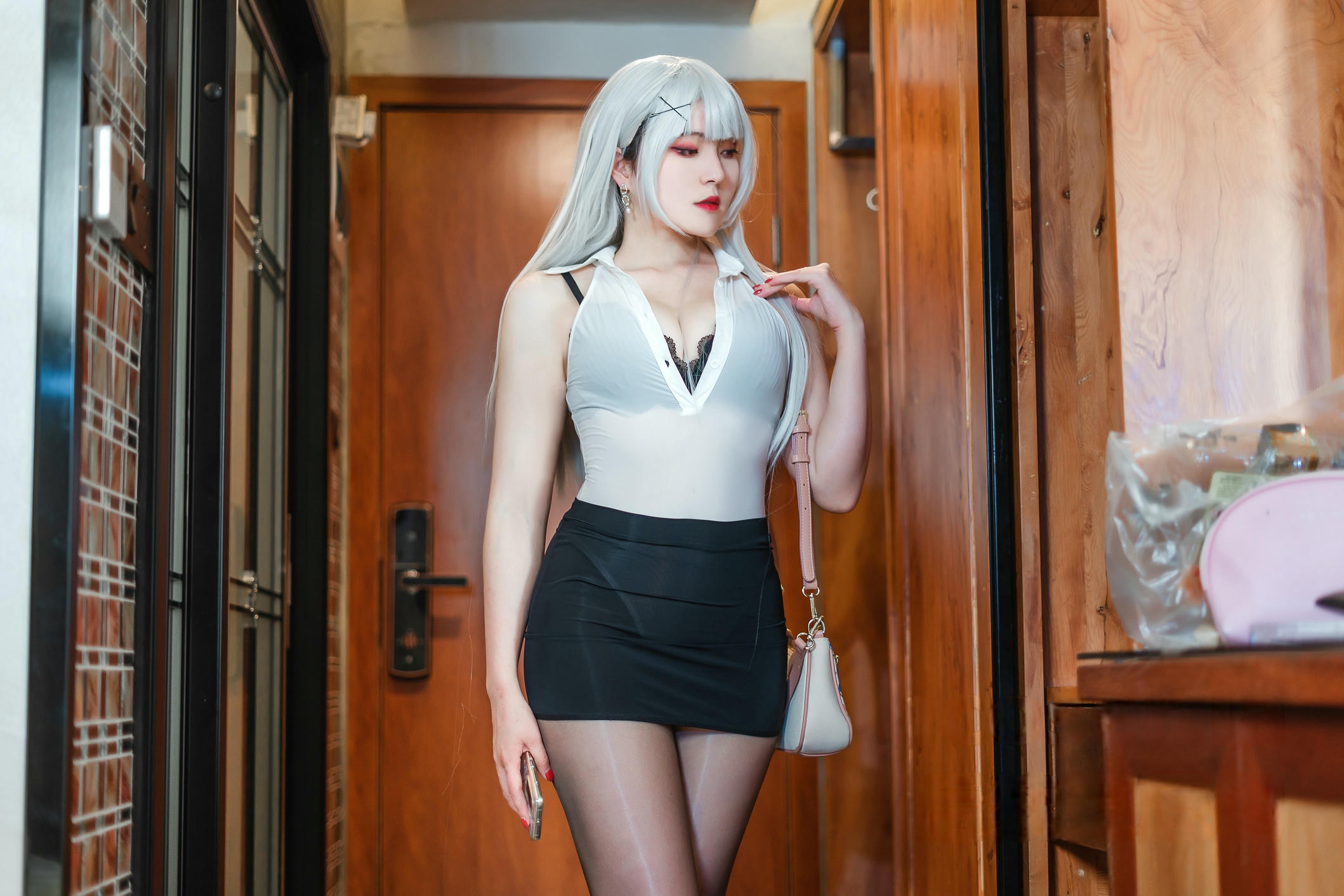 Natsuko夏夏子 NO.049 OL灰机杯[50P-1V-279.7M]_第1集