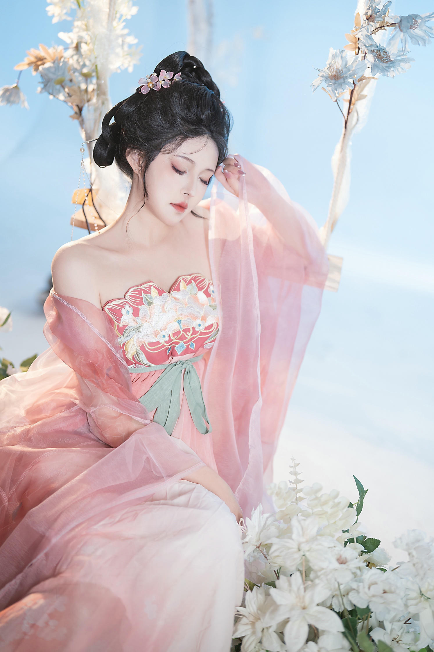 Natsuko夏夏子 NO.053 瑶池洗凝脂 (&星澜)[111P 2V 1.18G]-夏夏子单人 [16P]_第1集