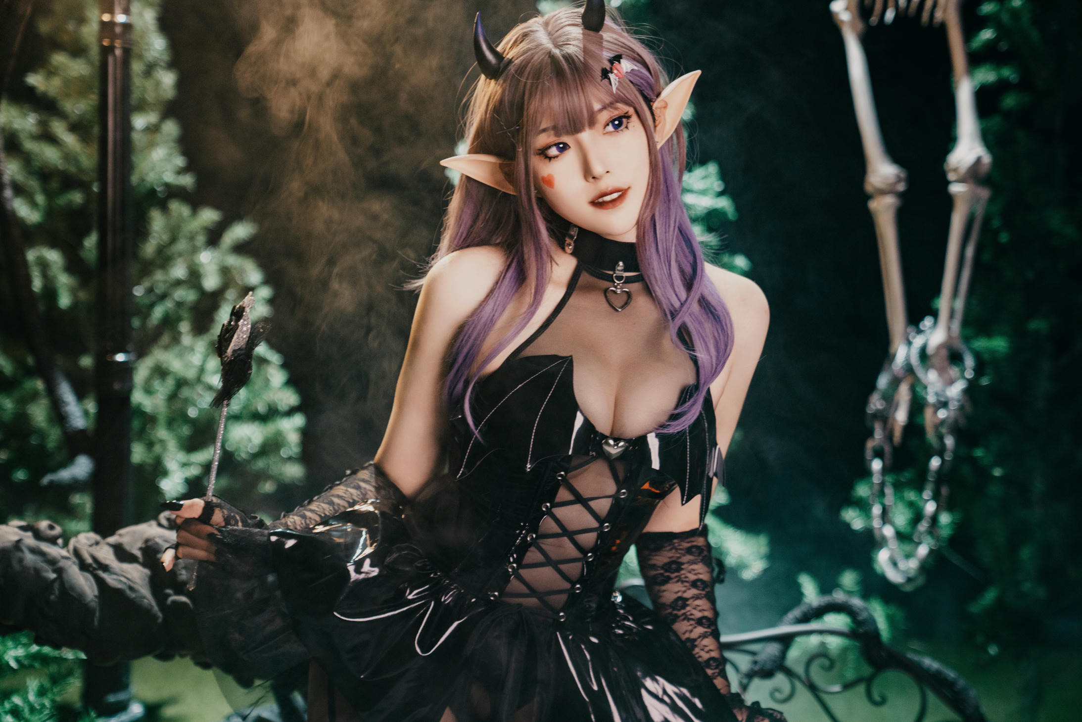 Natsuko夏夏子 NO.056 万圣小魔女[52P-1V-566.9M]_第1集