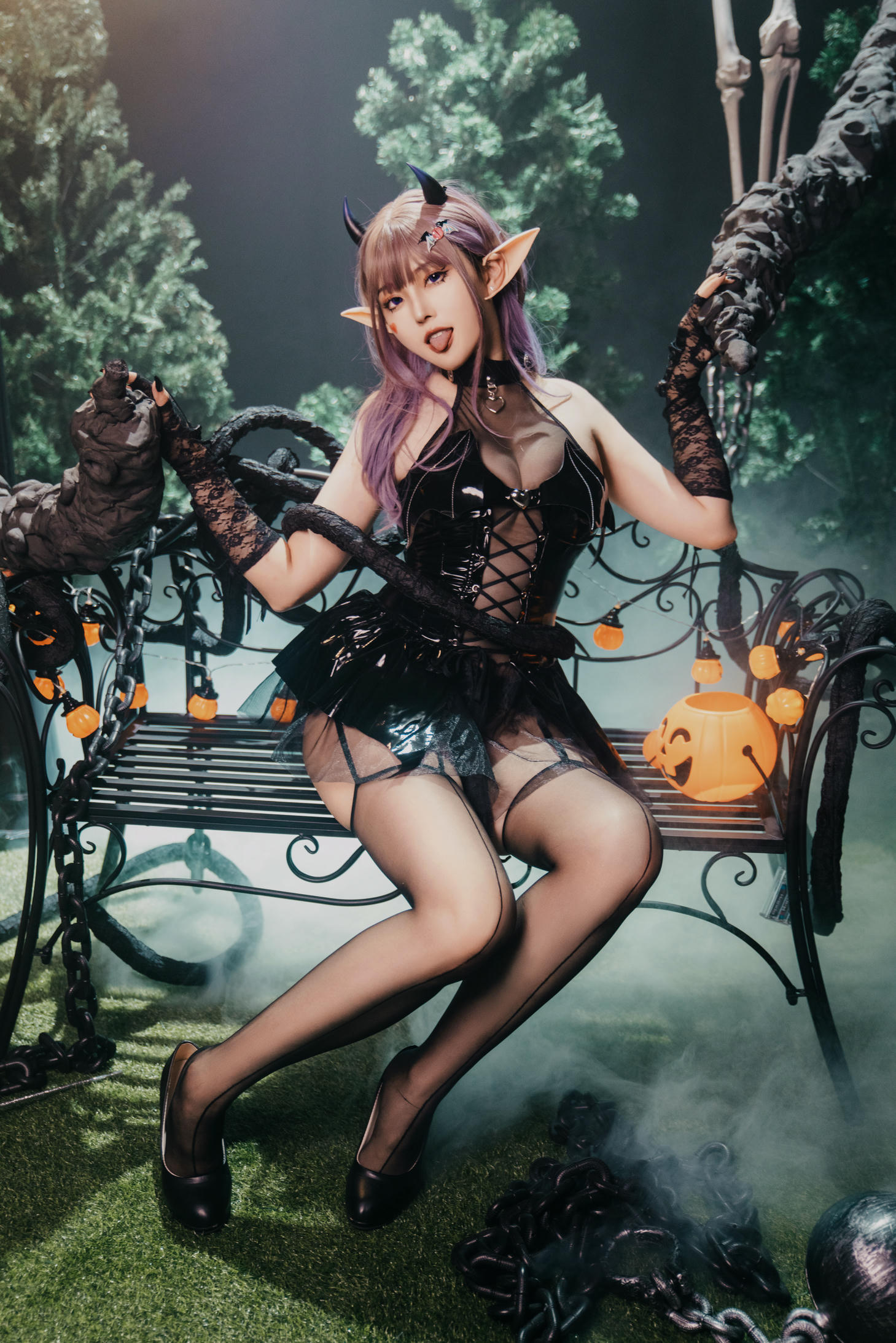 Natsuko夏夏子 NO.056 万圣小魔女[52P-1V-566.9M]_第2集