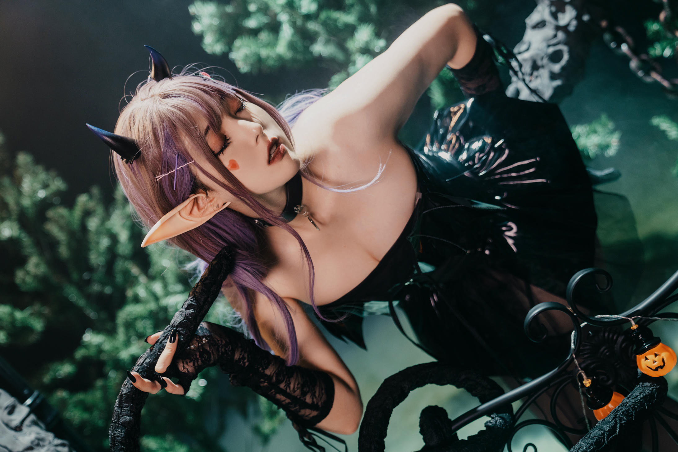 Natsuko夏夏子 NO.056 万圣小魔女[52P-1V-566.9M]_第3集