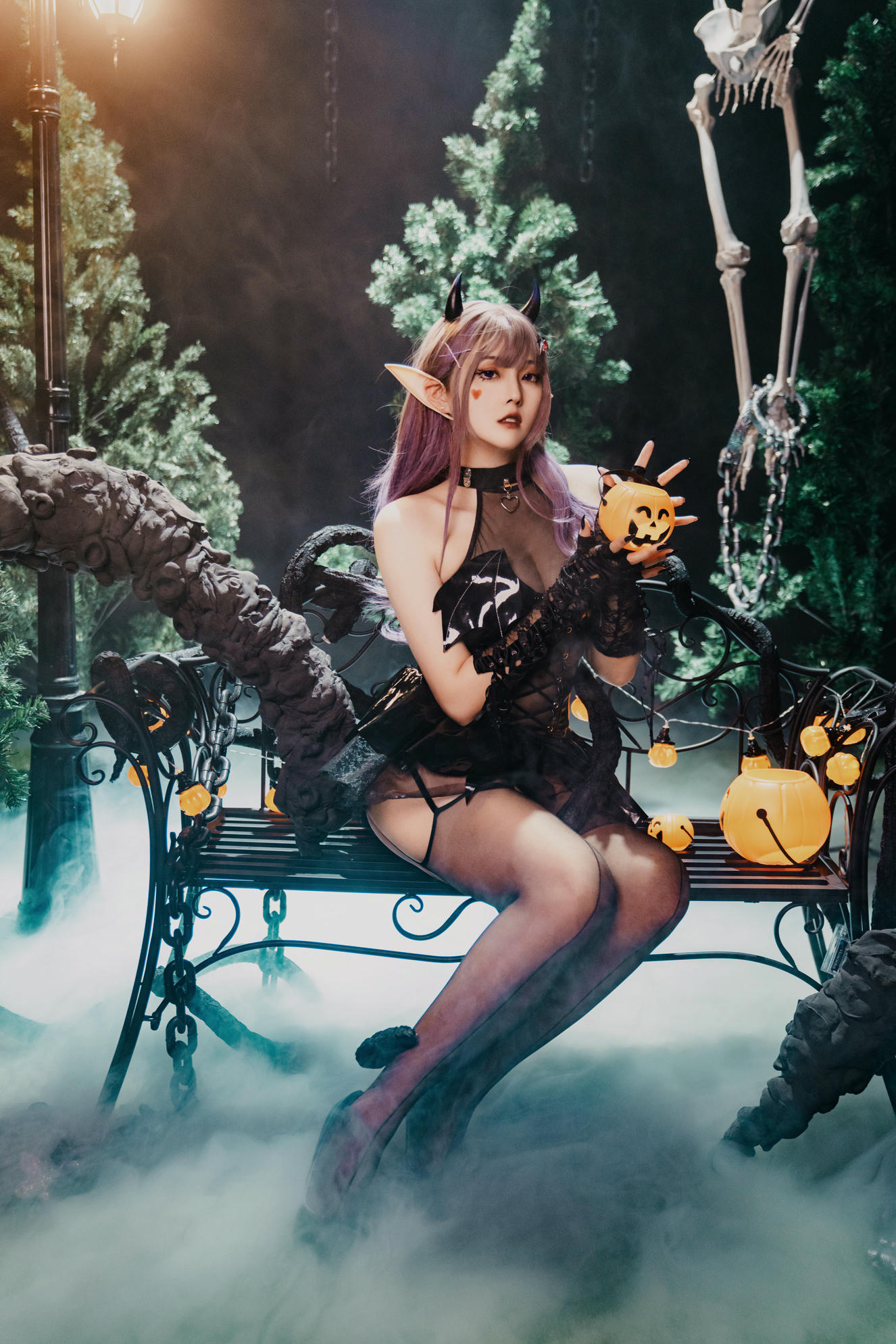 Natsuko夏夏子 NO.056 万圣小魔女[52P-1V-566.9M]_第1集