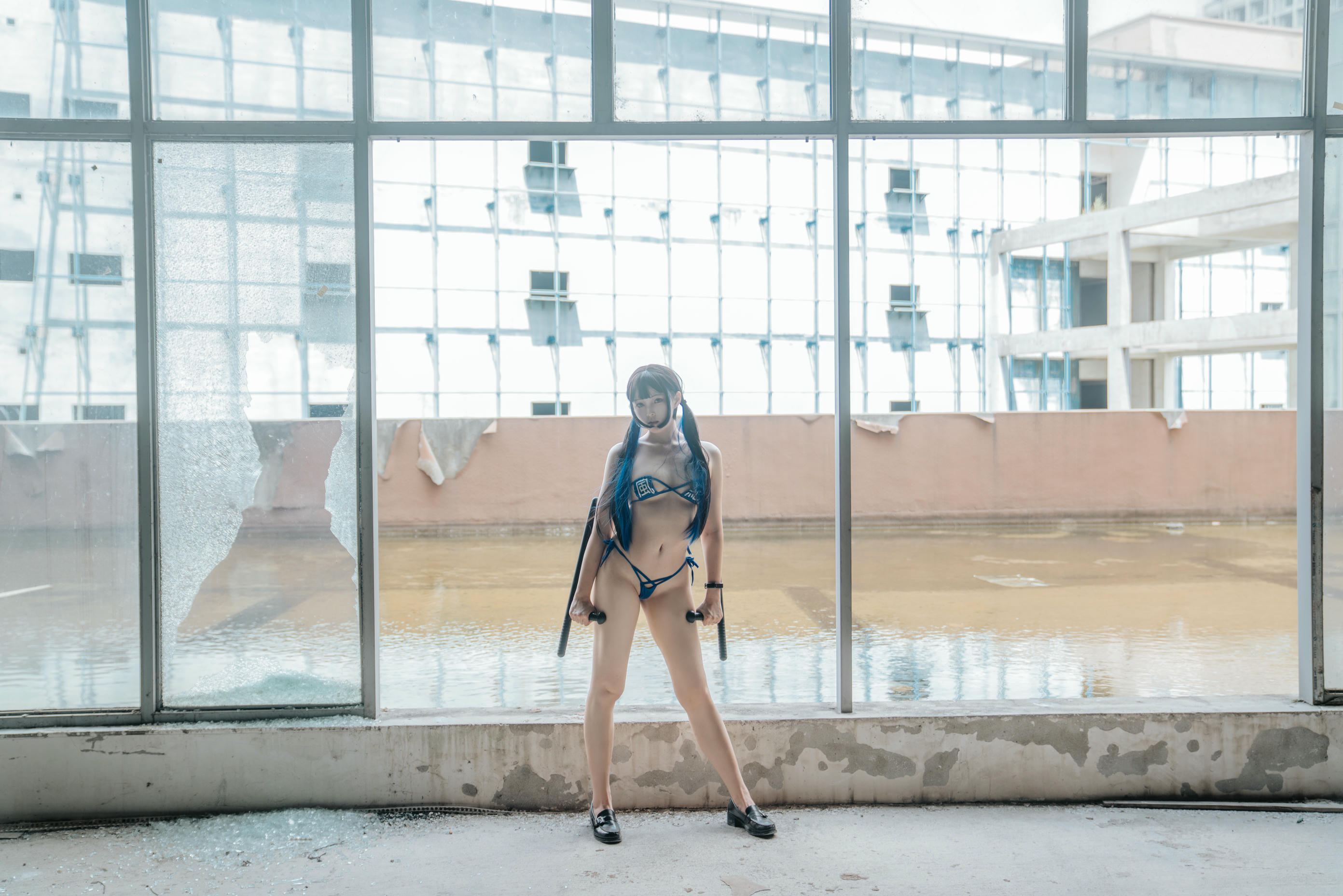 Natsuko夏夏子 NO.059 废墟风纪委员[45P 372M]_第2集