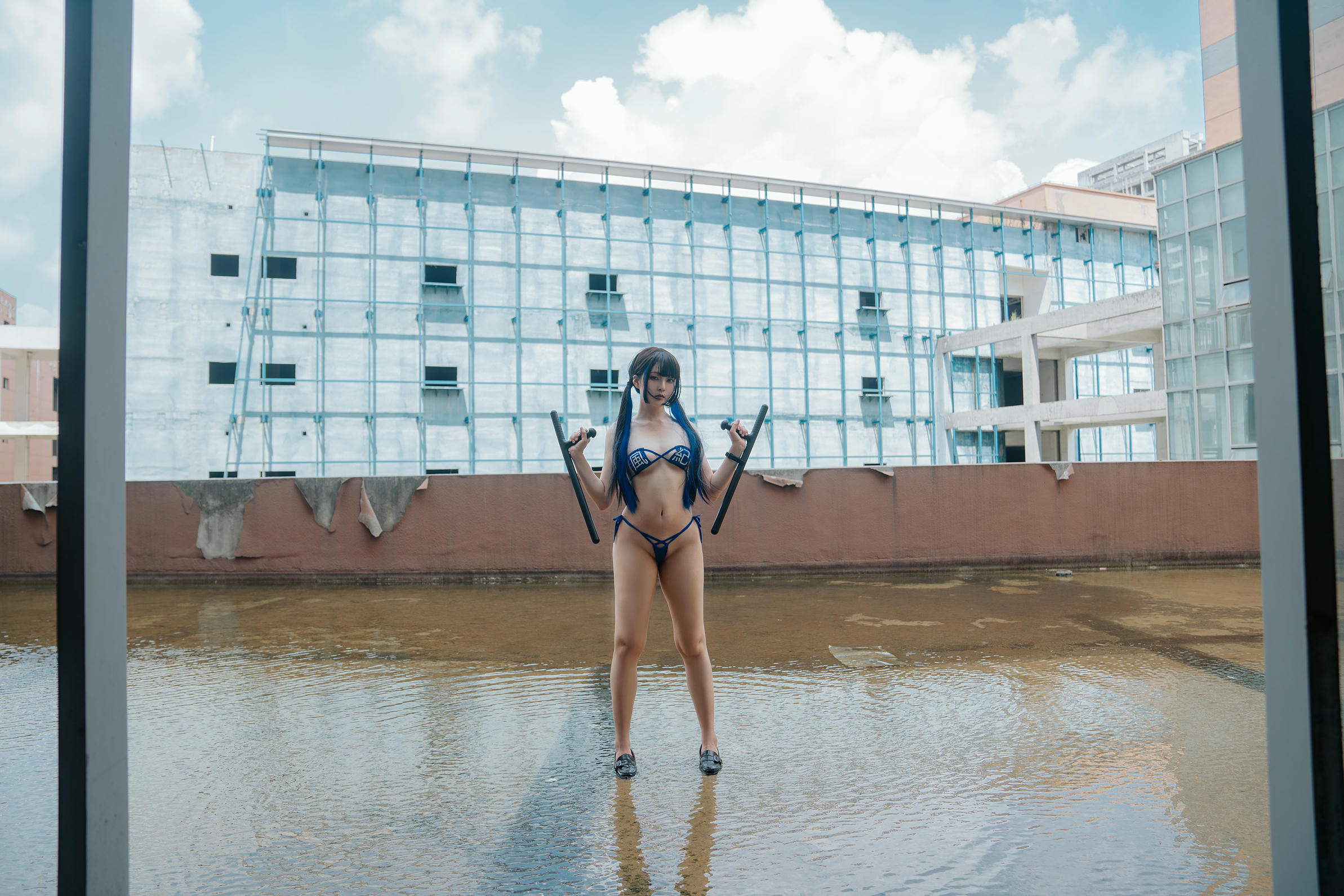 Natsuko夏夏子 NO.059 废墟风纪委员[45P 372M]_第2集