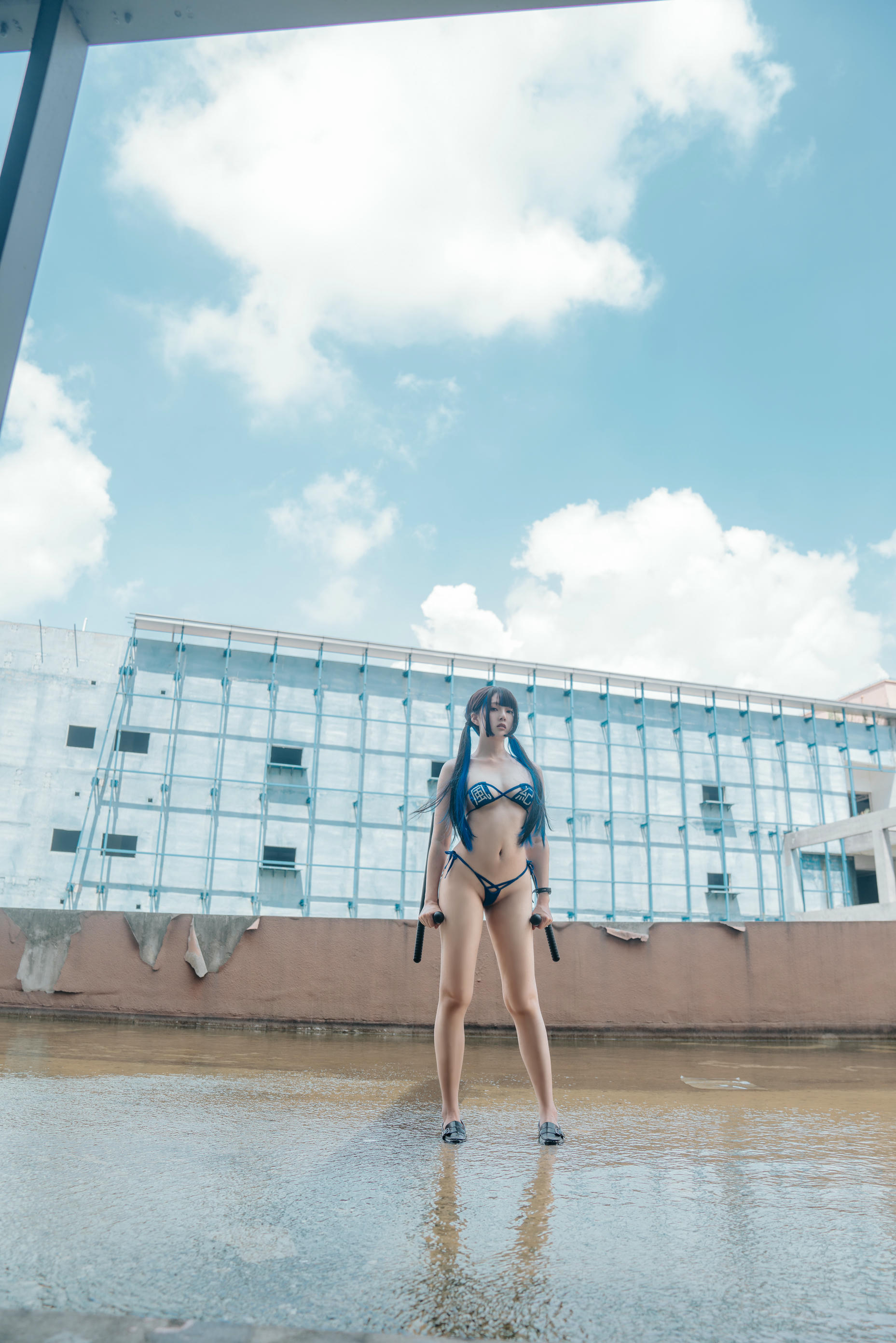 Natsuko夏夏子 NO.059 废墟风纪委员[45P 372M]_第2集