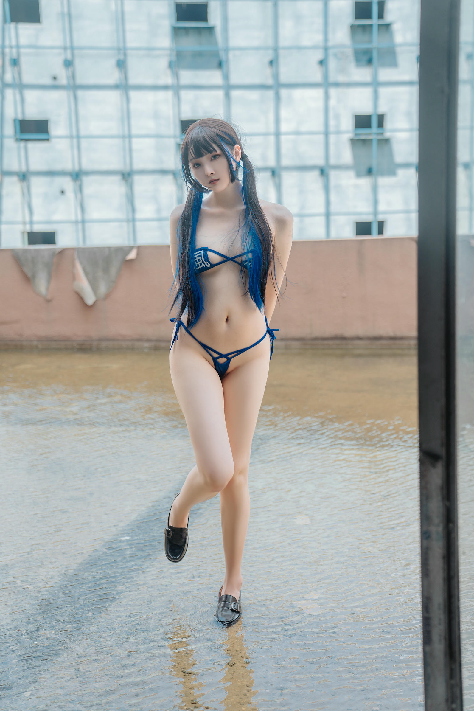 Natsuko夏夏子 NO.059 废墟风纪委员[45P 372M]_第2集