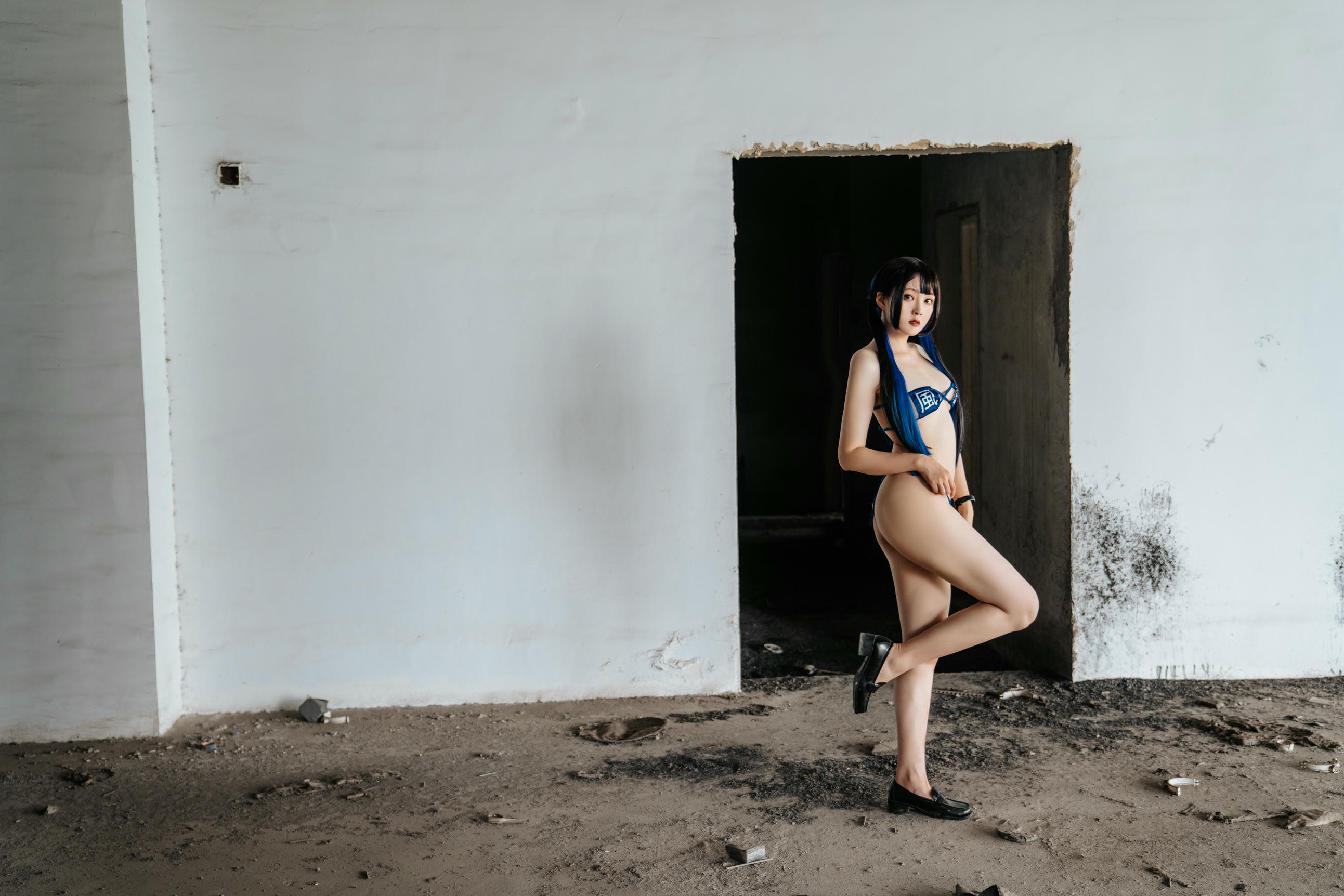 Natsuko夏夏子 NO.059 废墟风纪委员[45P 372M]_第1集