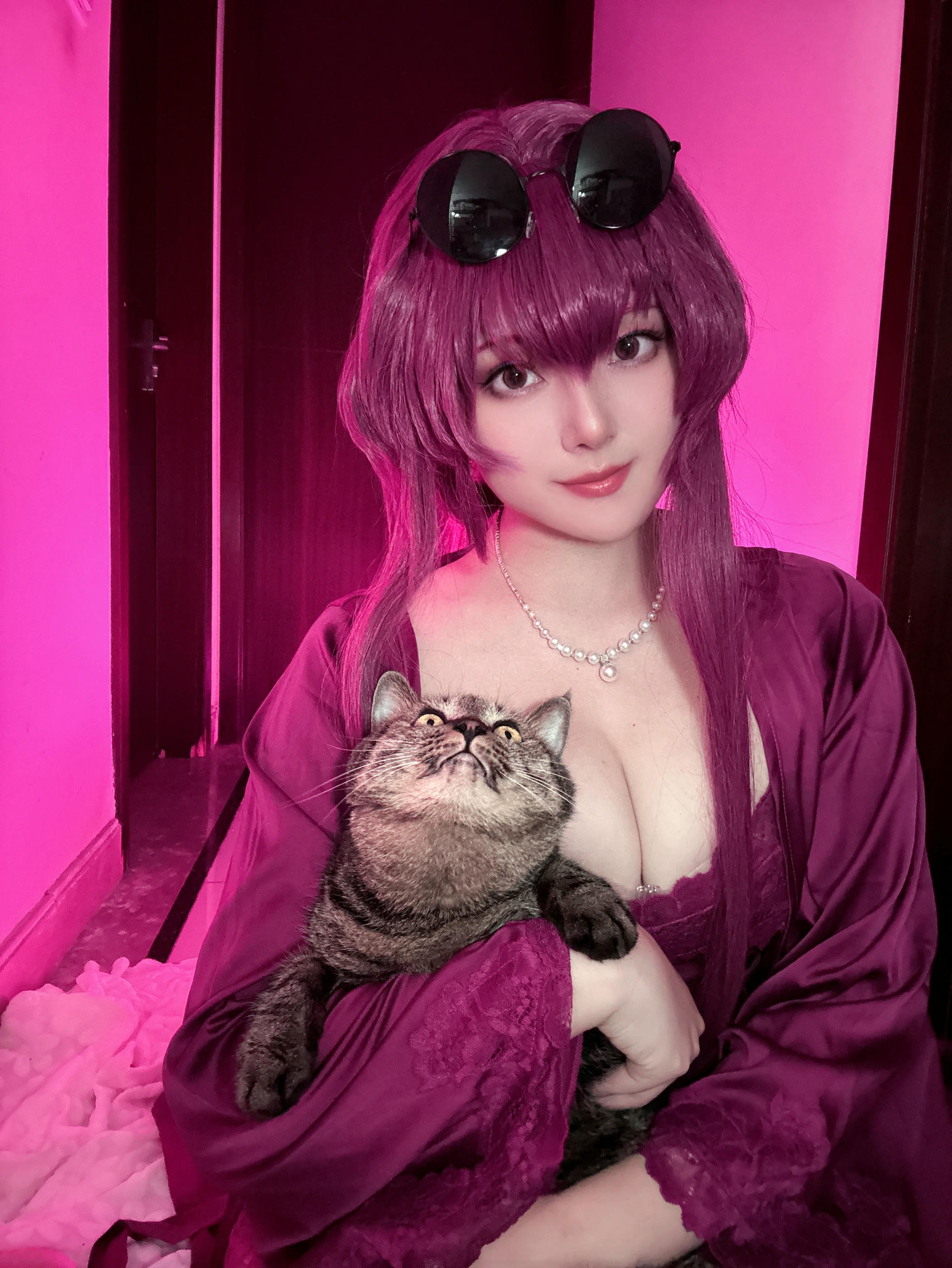 Natsuko夏夏子 NO.065 崩坏：星穹铁道 卡芙卡睡衣[34P6V 377M]_第1集