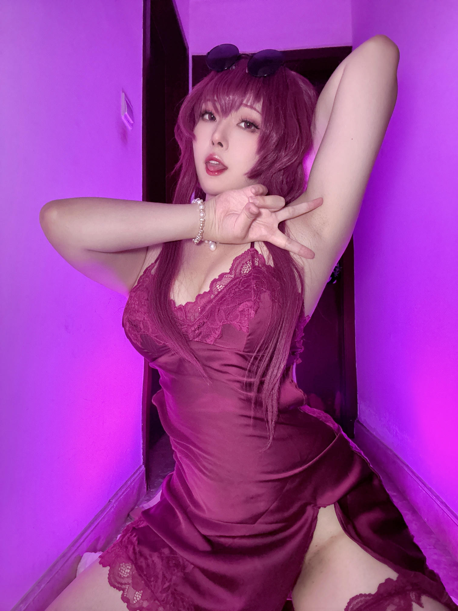 Natsuko夏夏子 NO.065 崩坏：星穹铁道 卡芙卡睡衣[34P6V 377M]_第2集