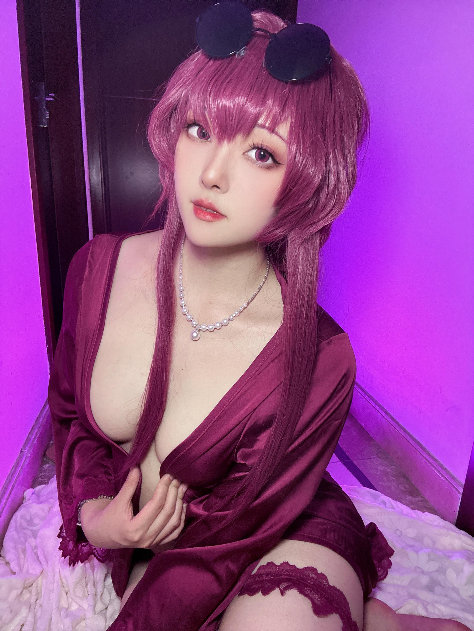 Natsuko夏夏子 NO.065 崩坏：星穹铁道 卡芙卡睡衣[34P6V 377M]_第2集