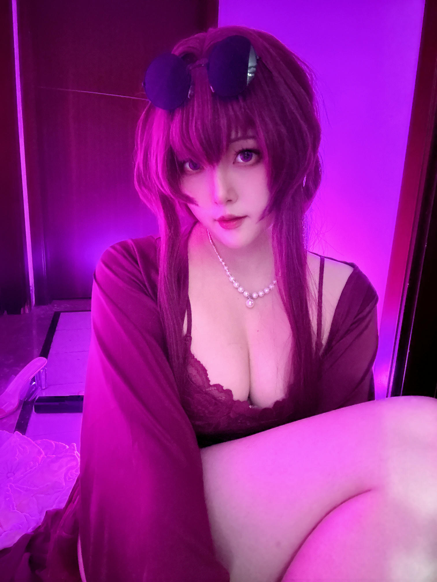 Natsuko夏夏子 NO.065 崩坏：星穹铁道 卡芙卡睡衣[34P6V 377M]_第1集