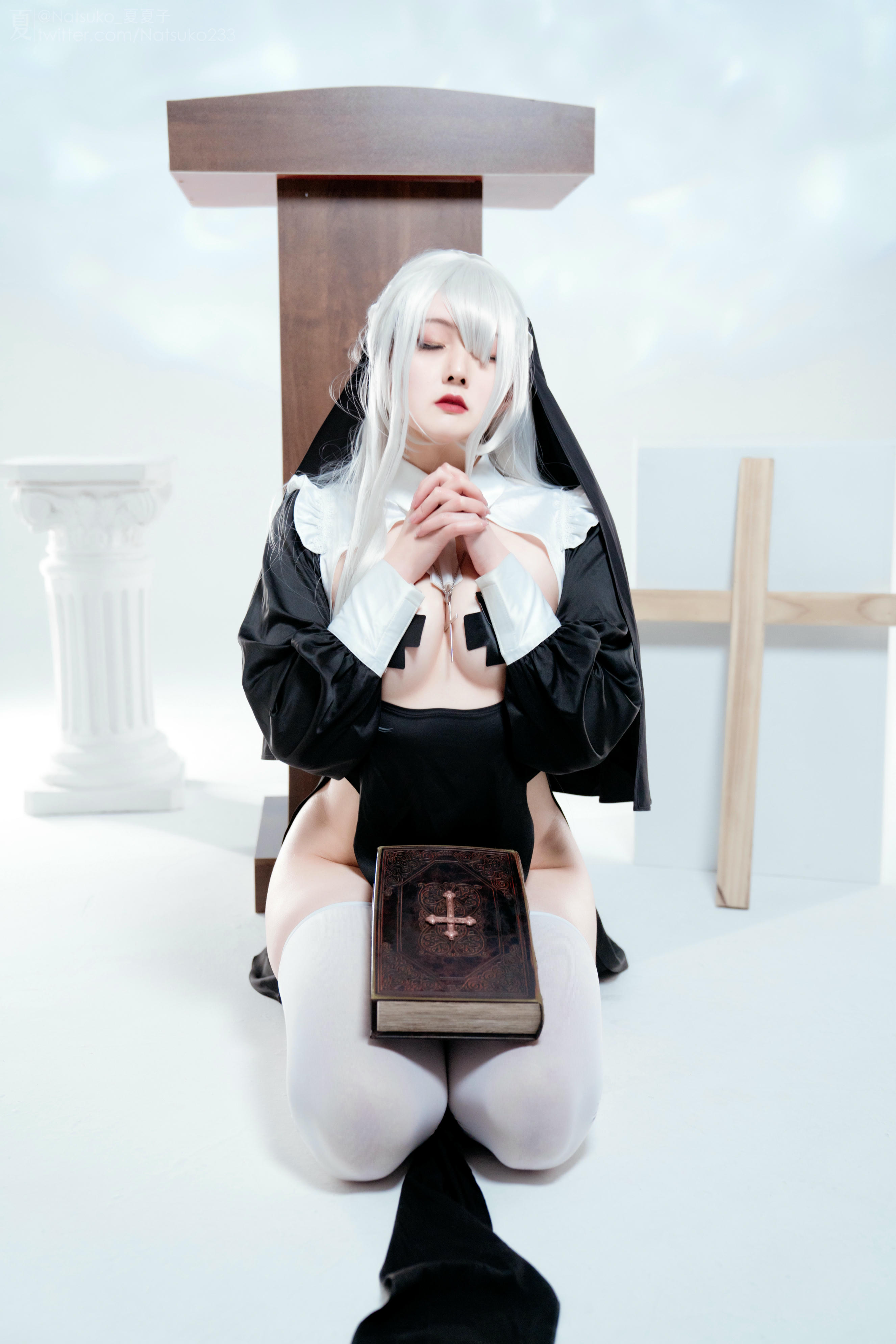 Natsuko夏夏子 NO.009 反差修女 [40P1V-499MB]_第1集