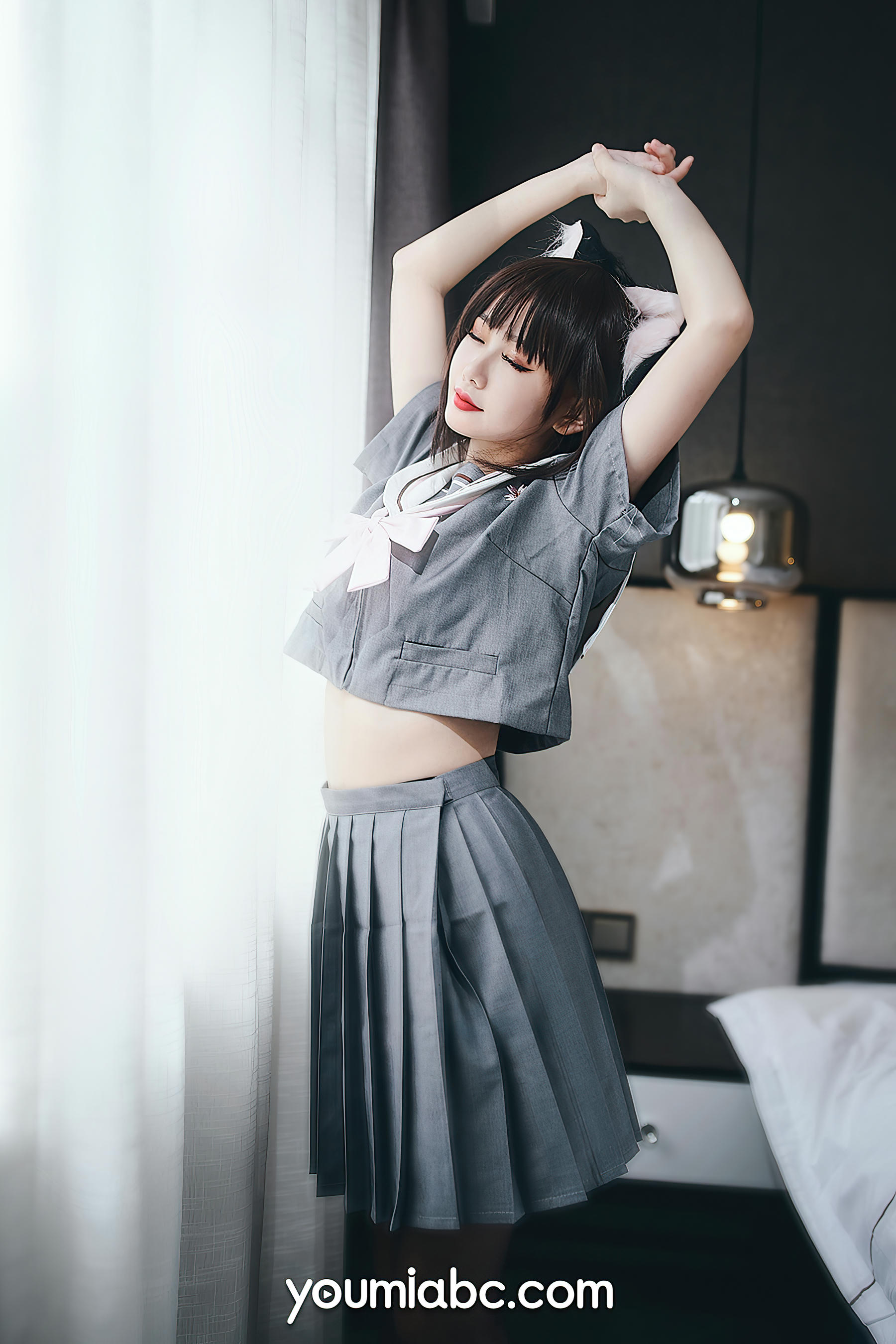 您的蛋蛋 NO.017 [YouMi尤蜜] 2020.11.10 制服猫娘[44P-845MB]_第1集